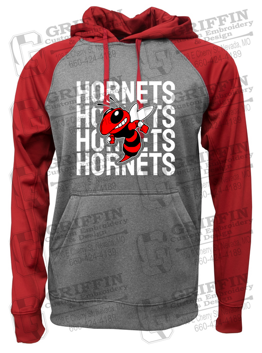 Performance Fleece Raglan Hoodie - Hume Hornets 24-C