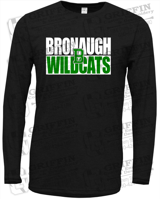 Soft-Tek Long Sleeve T-Shirt - Bronaugh Wildcats 24-C