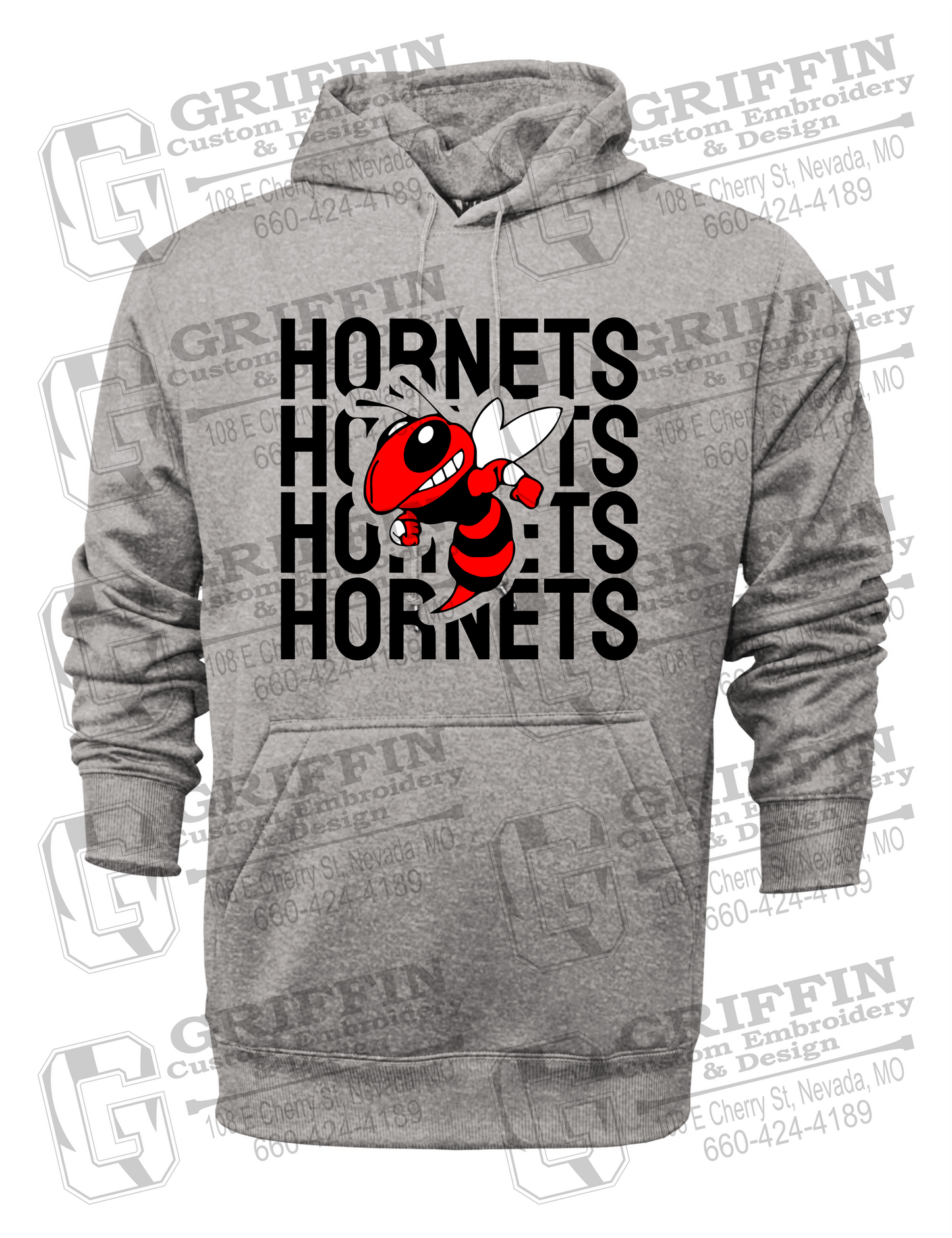 Performance Fleece Hoodie - Hume Hornets 24-C