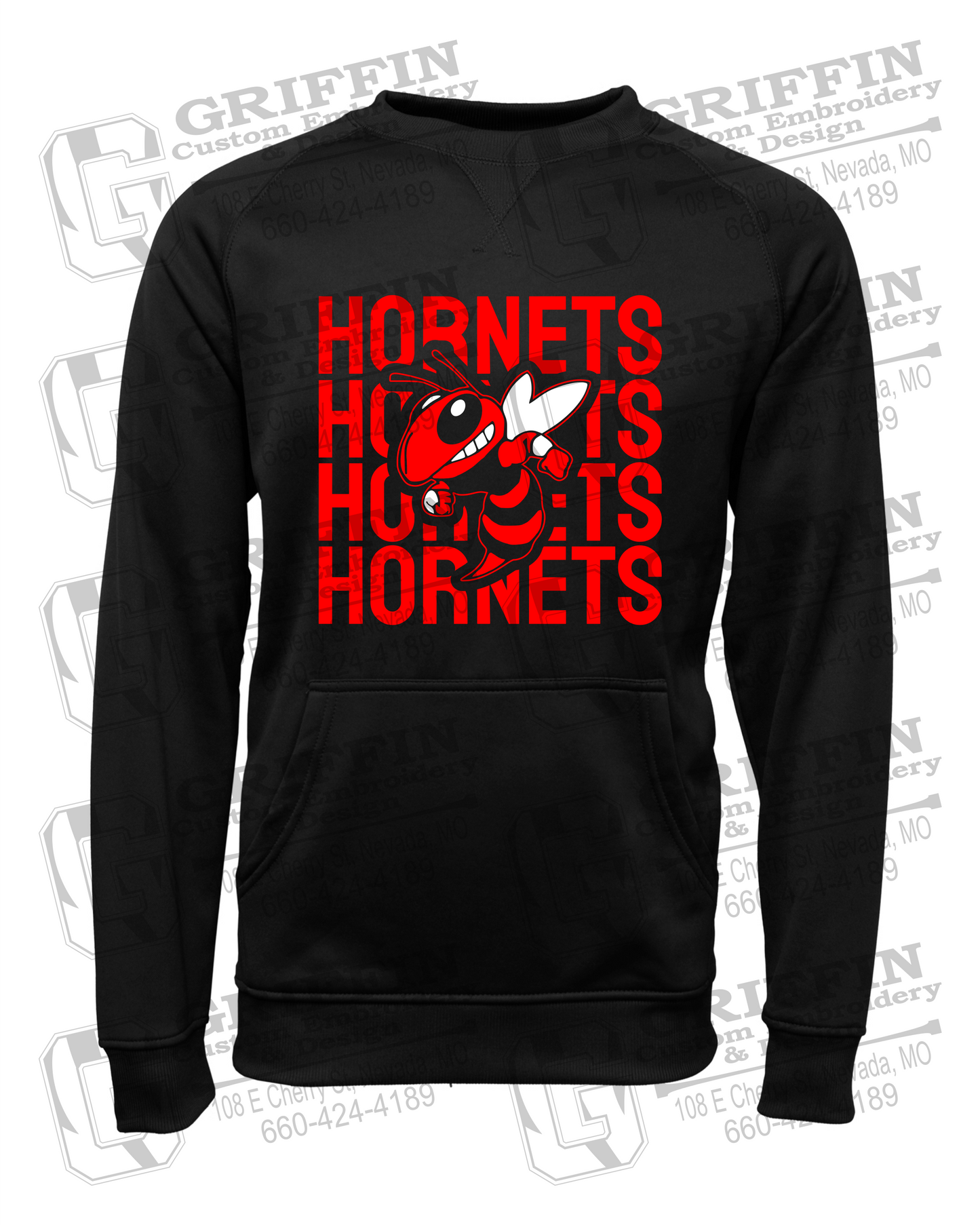 Performance Fleece Sweatshirt - Hume Hornets 24-C