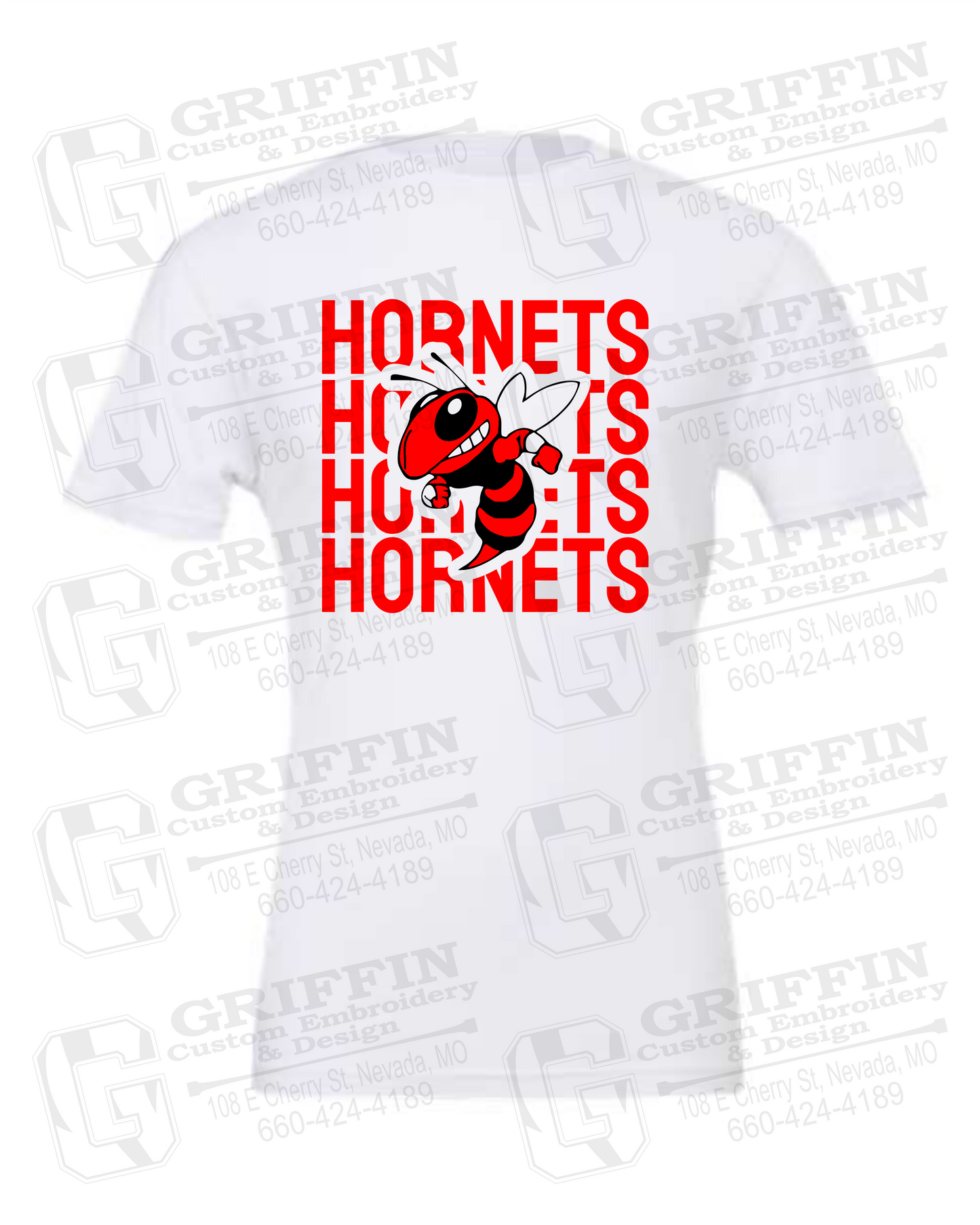 Cotton Short Sleeve T-Shirt - Hume Hornets 24-C