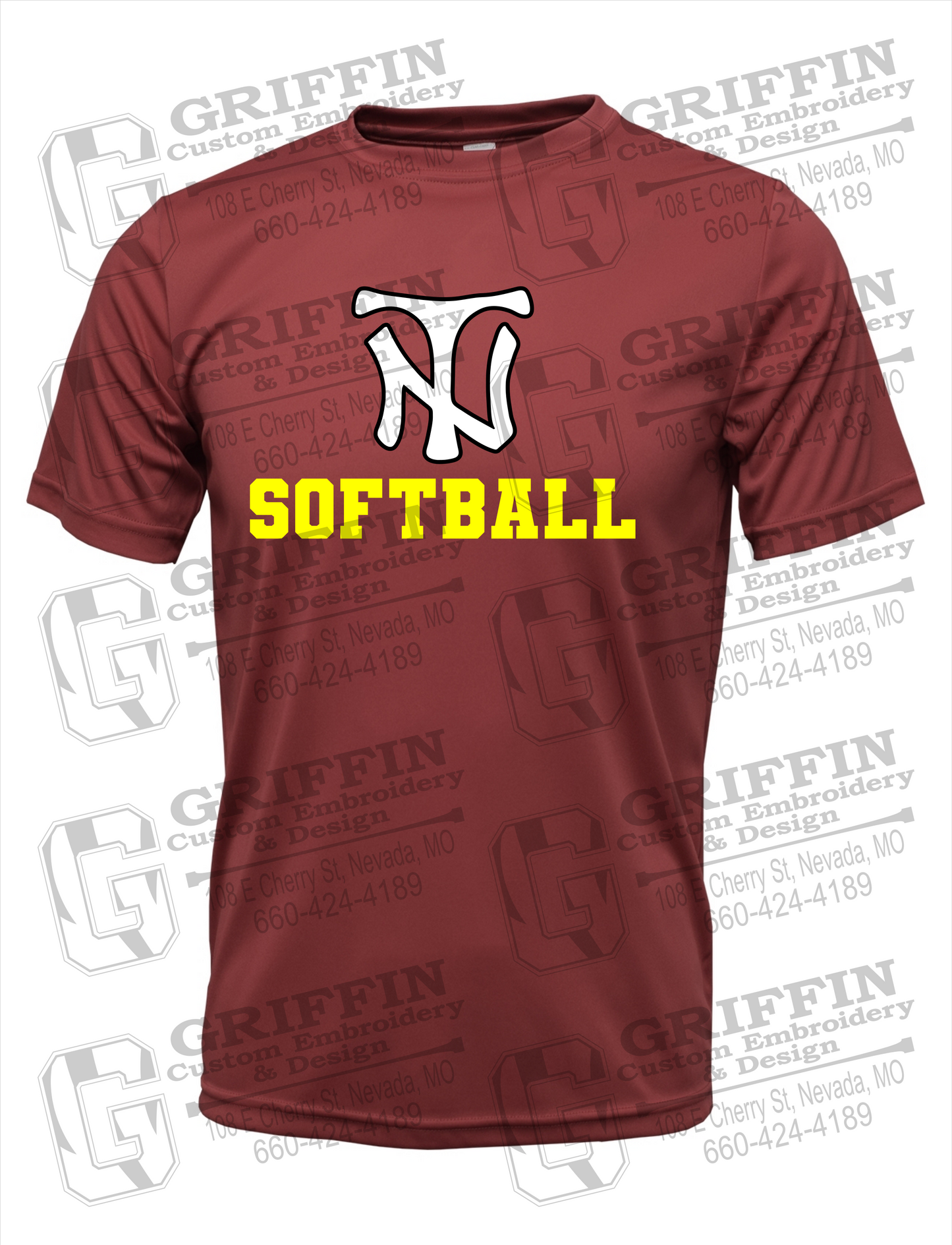 Nevada Tigers 24-C Dry-Fit T-Shirt - Softball