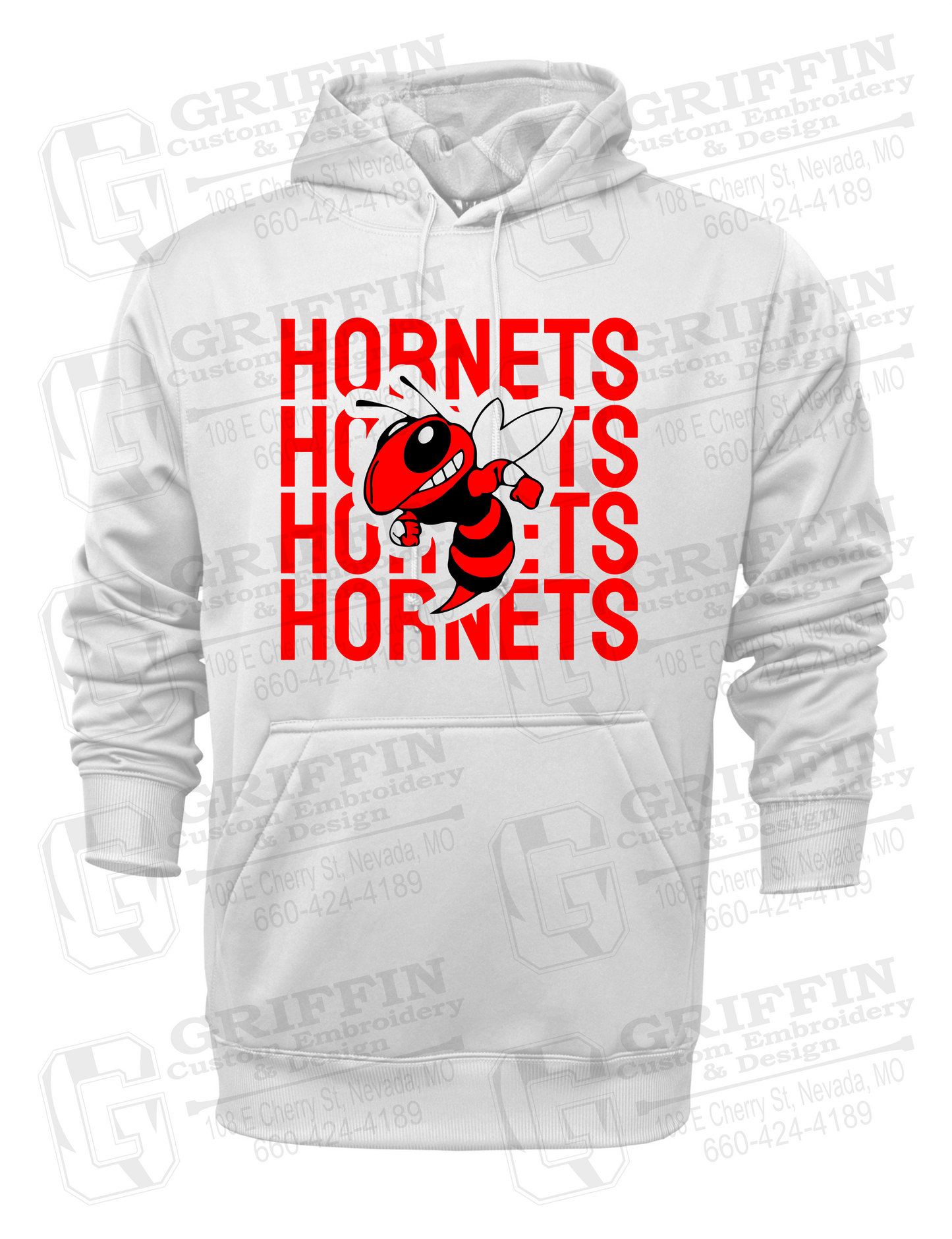 Performance Fleece Hoodie - Hume Hornets 24-C