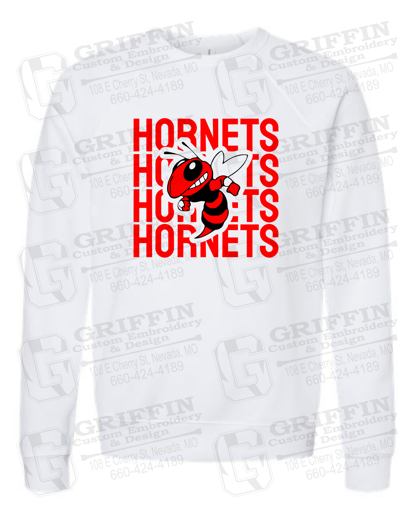 Sponge Fleece Sweatshirt - Hume Hornets 24-C