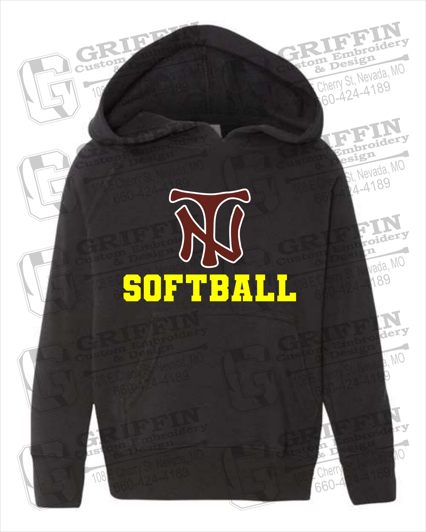 Toddler Hoodie - Softball - Nevada Tigers 24-C