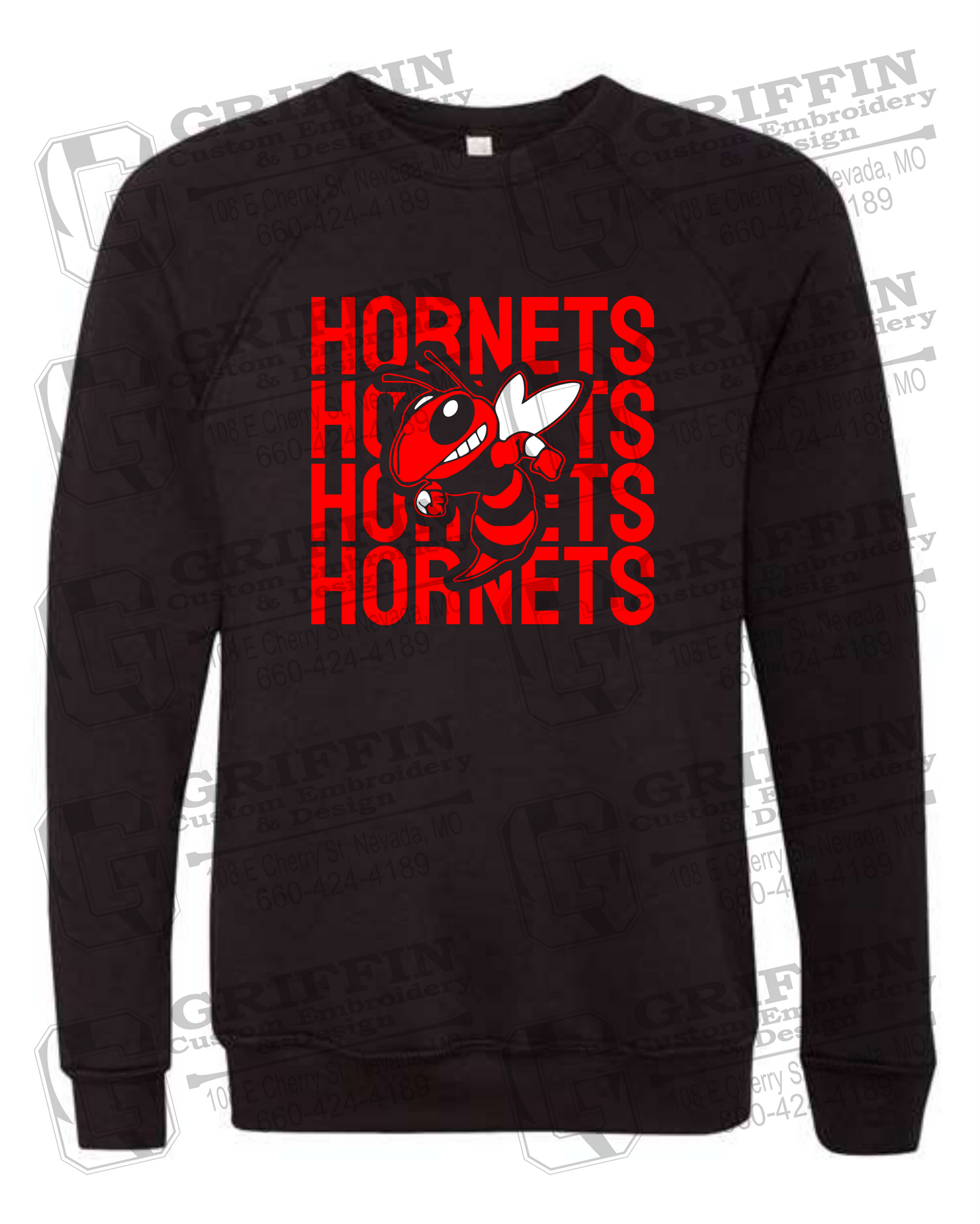 Sponge Fleece Sweatshirt - Hume Hornets 24-C