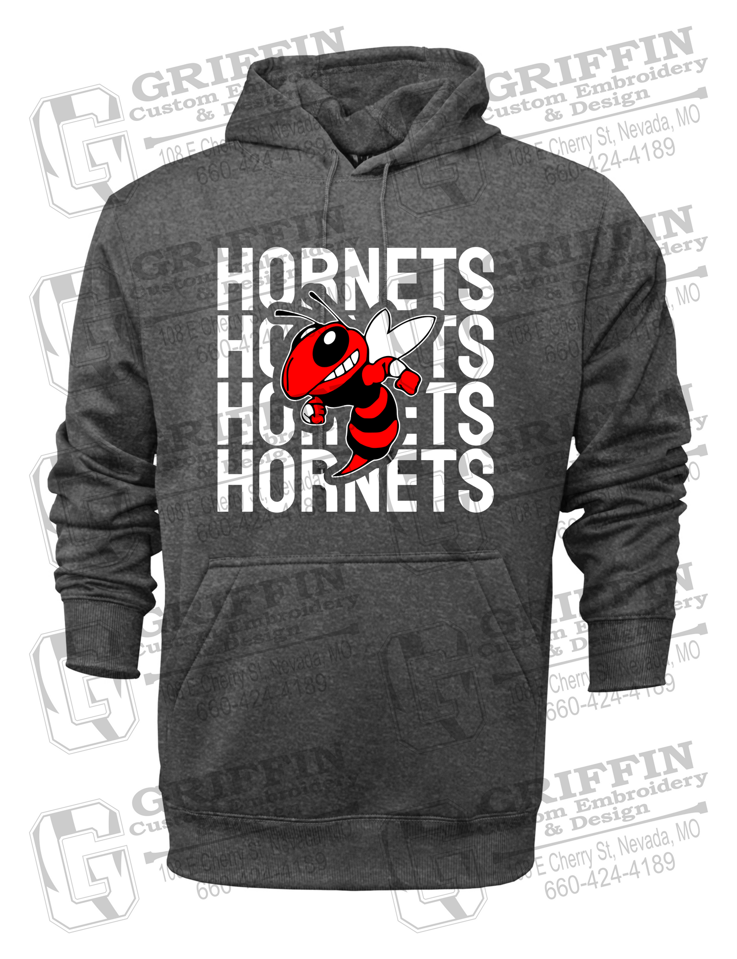 Performance Fleece Hoodie - Hume Hornets 24-C