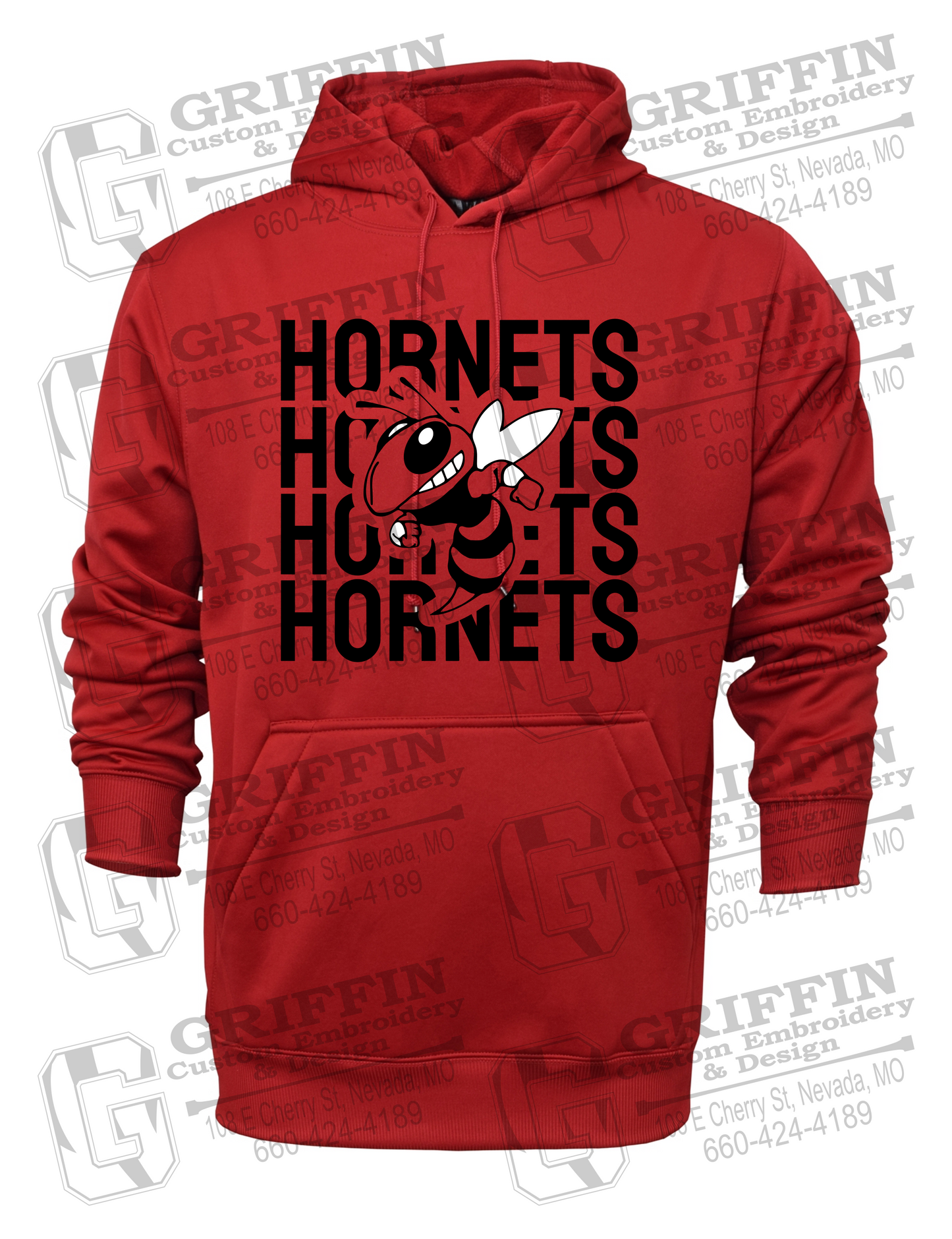 Performance Fleece Hoodie - Hume Hornets 24-C