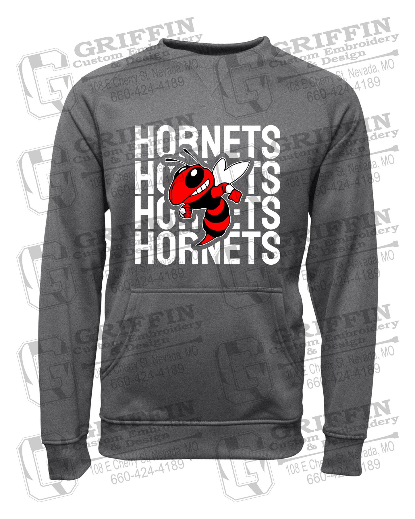 Performance Fleece Sweatshirt - Hume Hornets 24-C