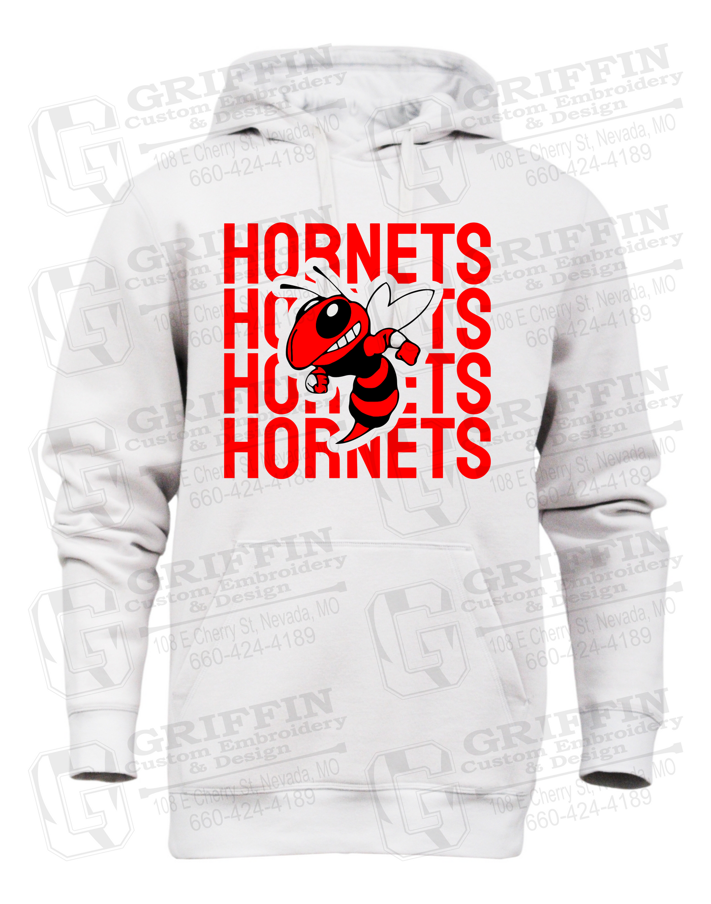 Heavyweight Fleece Hoodie - Hume Hornets 24-C