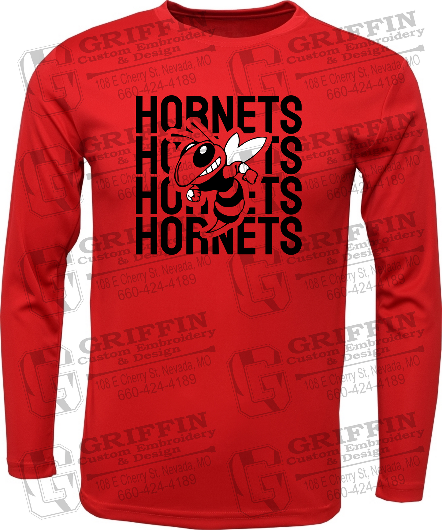 Dry-Fit Long Sleeve T-Shirt - Hume Hornets 24-C