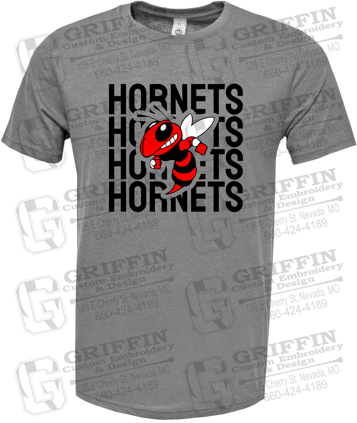 Soft-Tek Short Sleeve T-Shirt - Hume Hornets 24-C