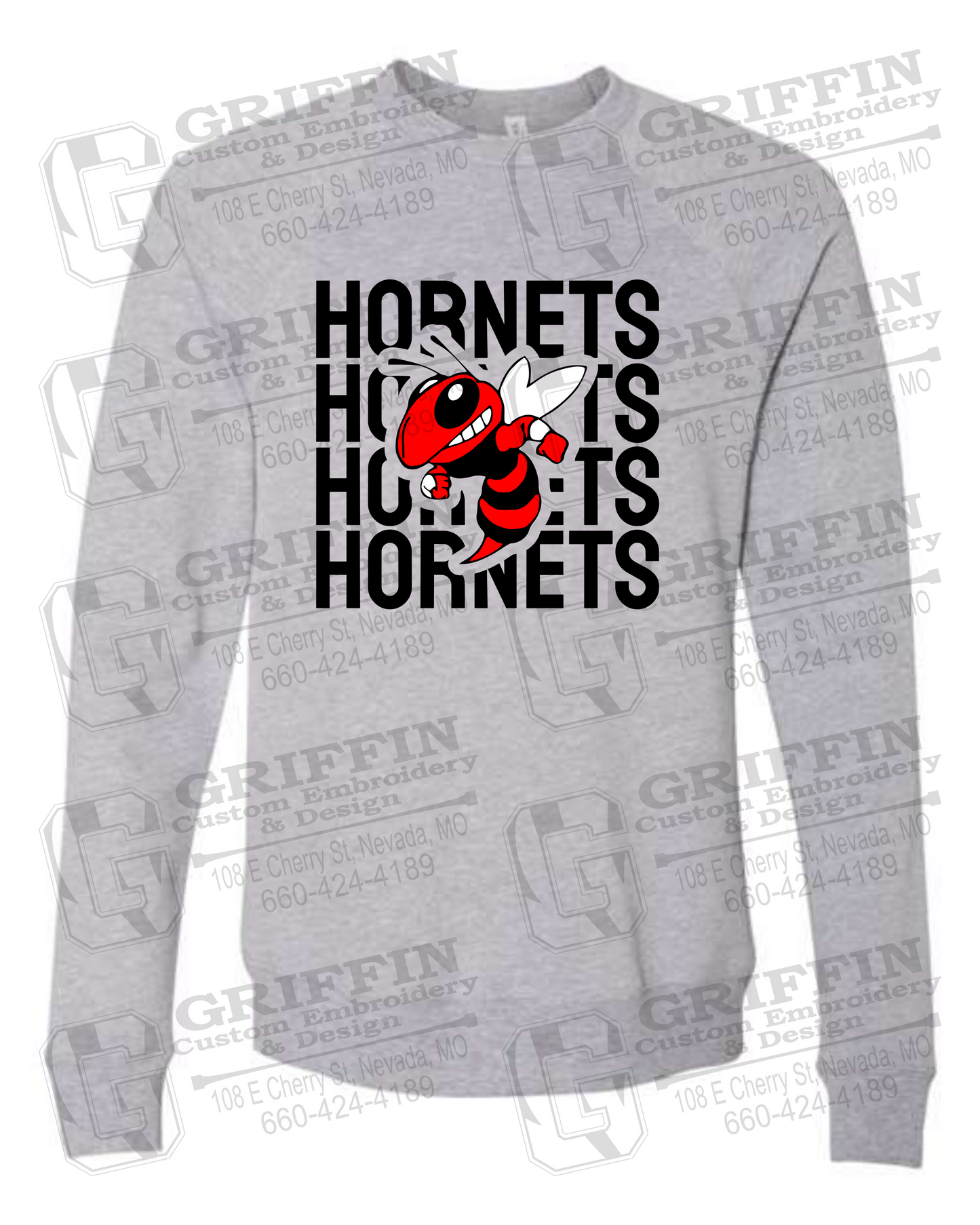 Sponge Fleece Sweatshirt - Hume Hornets 24-C