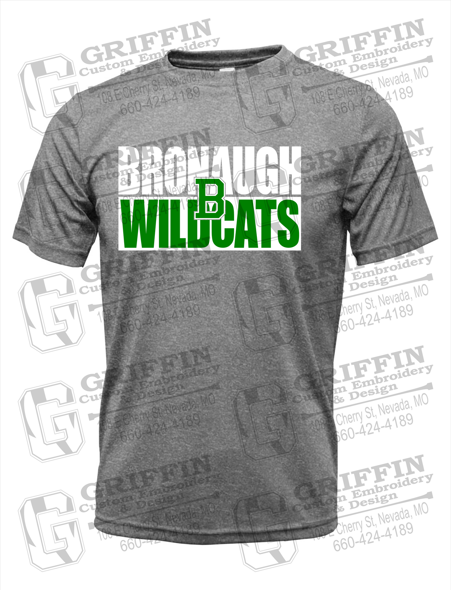 Bronaugh Wildcats 24-C Dry-Fit T-Shirt
