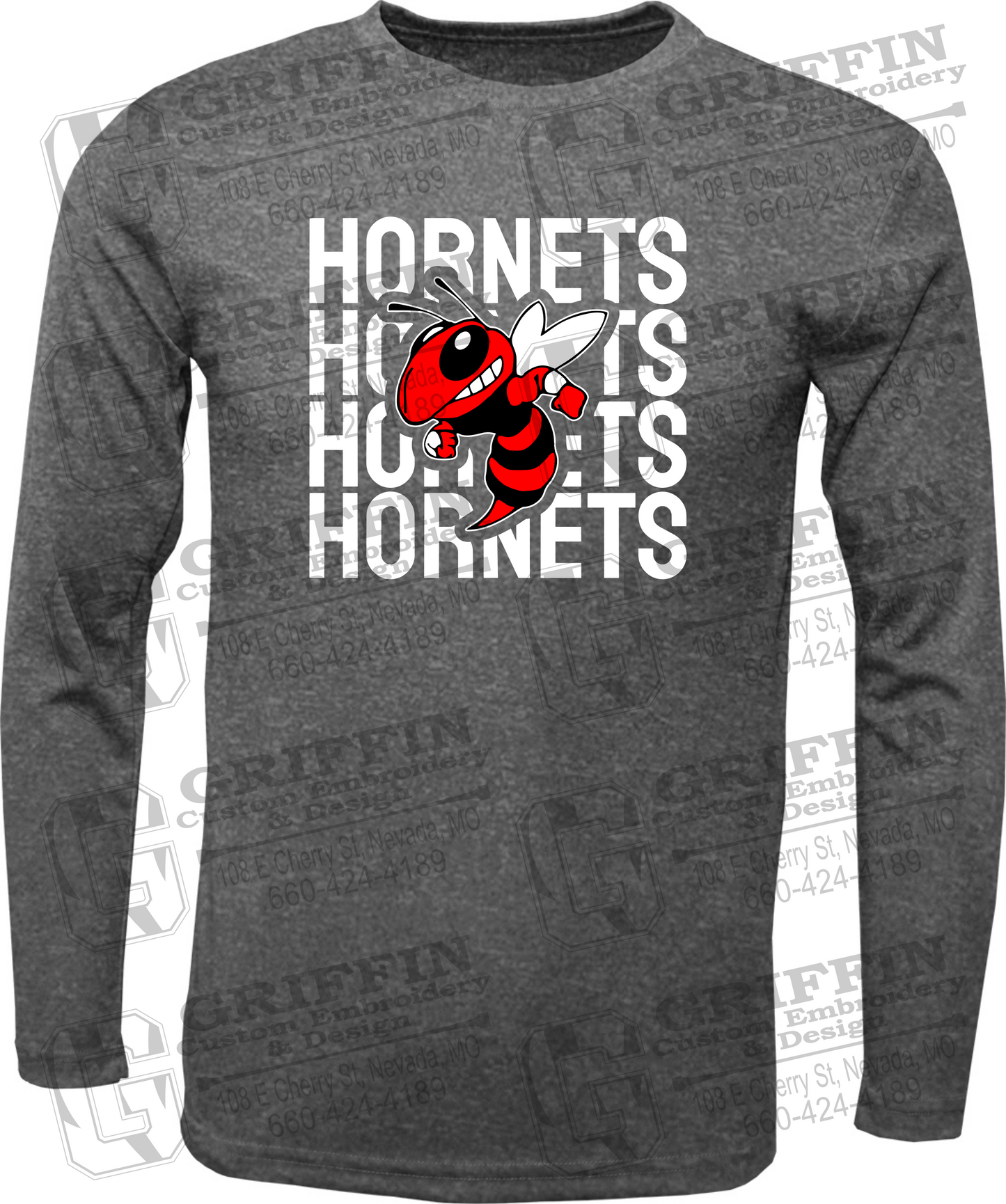 Dry-Fit Long Sleeve T-Shirt - Hume Hornets 24-C