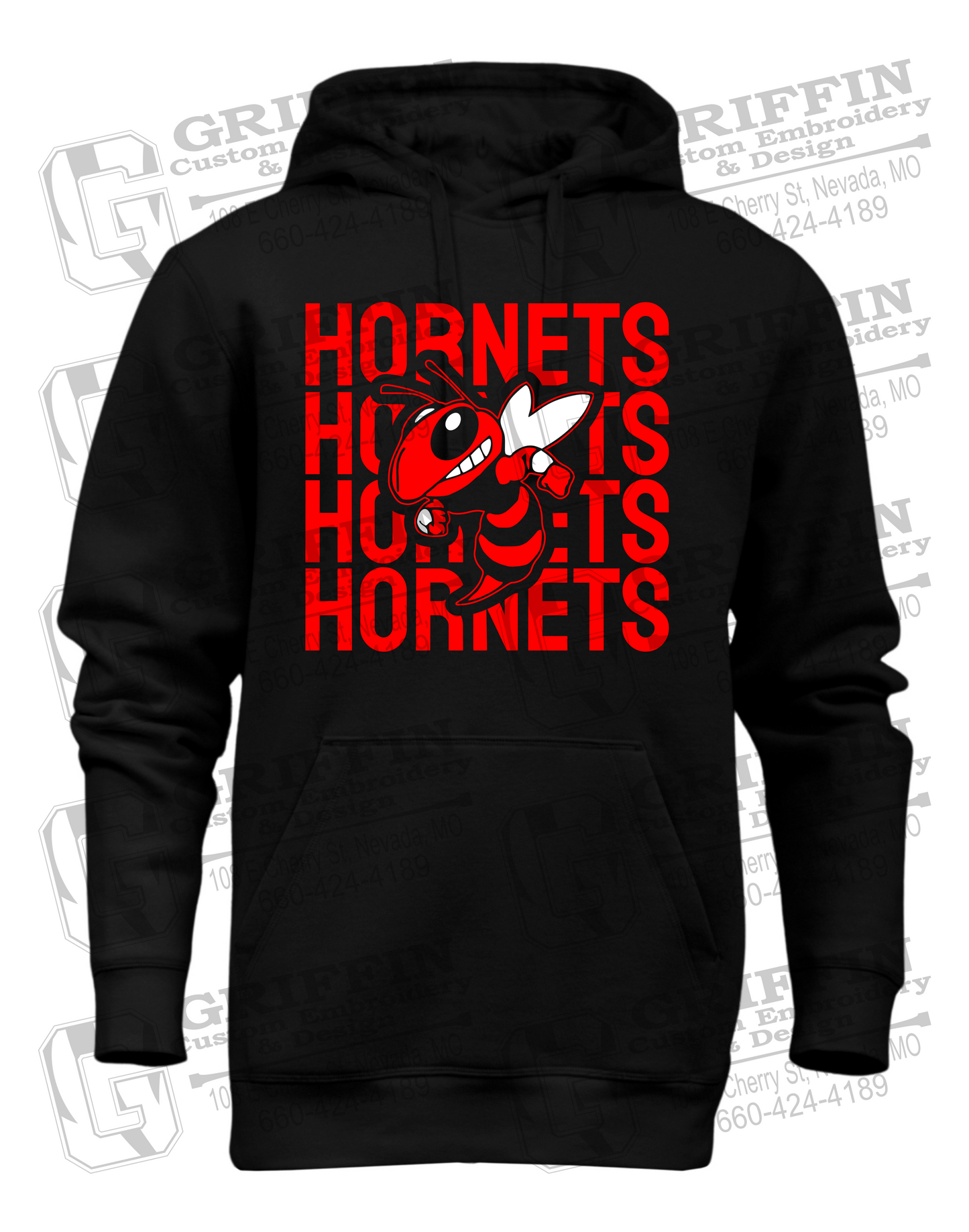 Heavyweight Fleece Hoodie - Hume Hornets 24-C