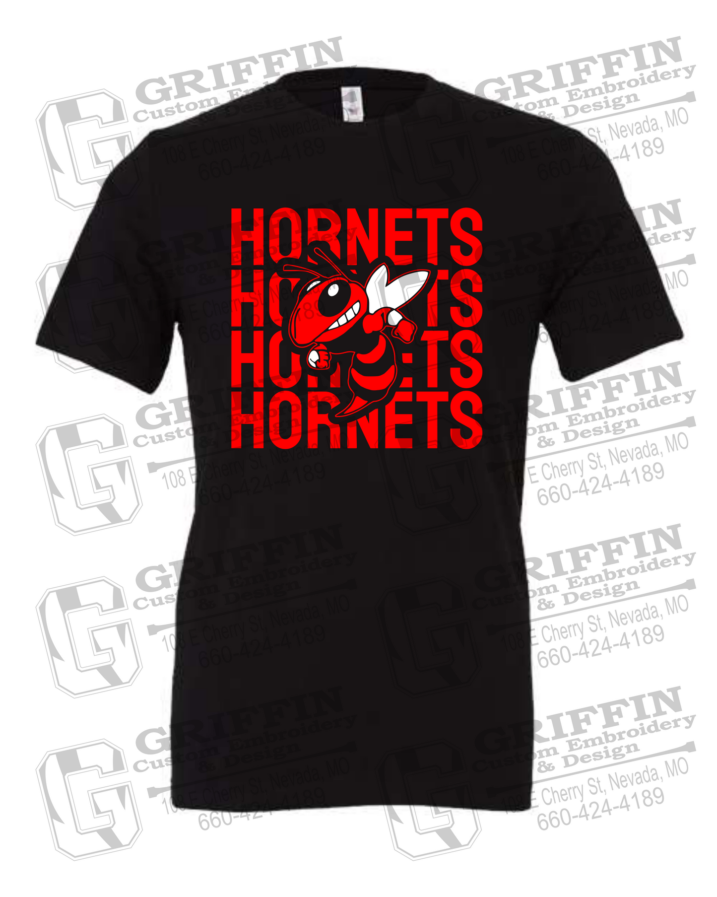 Cotton Short Sleeve T-Shirt - Hume Hornets 24-C