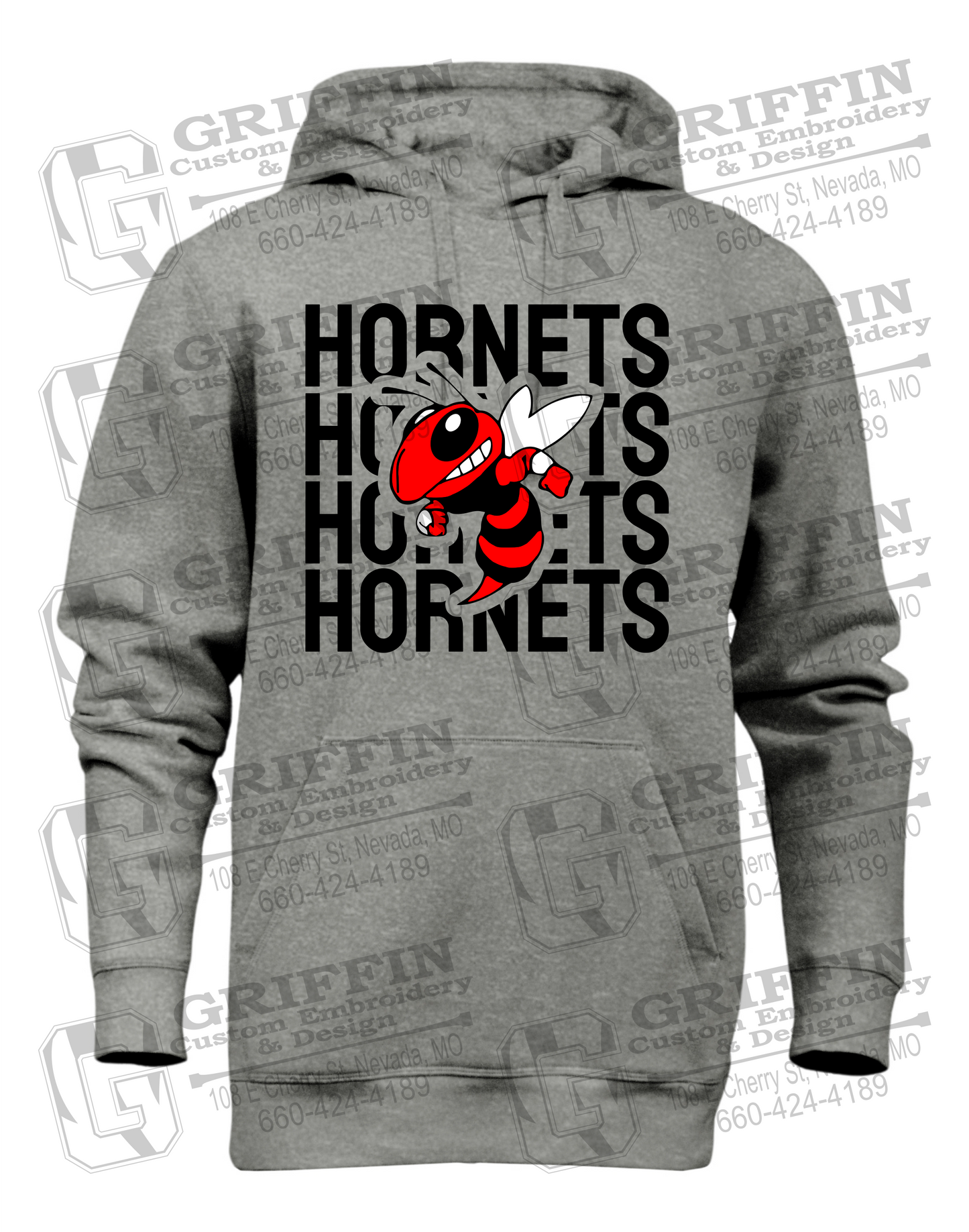 Heavyweight Fleece Hoodie - Hume Hornets 24-C