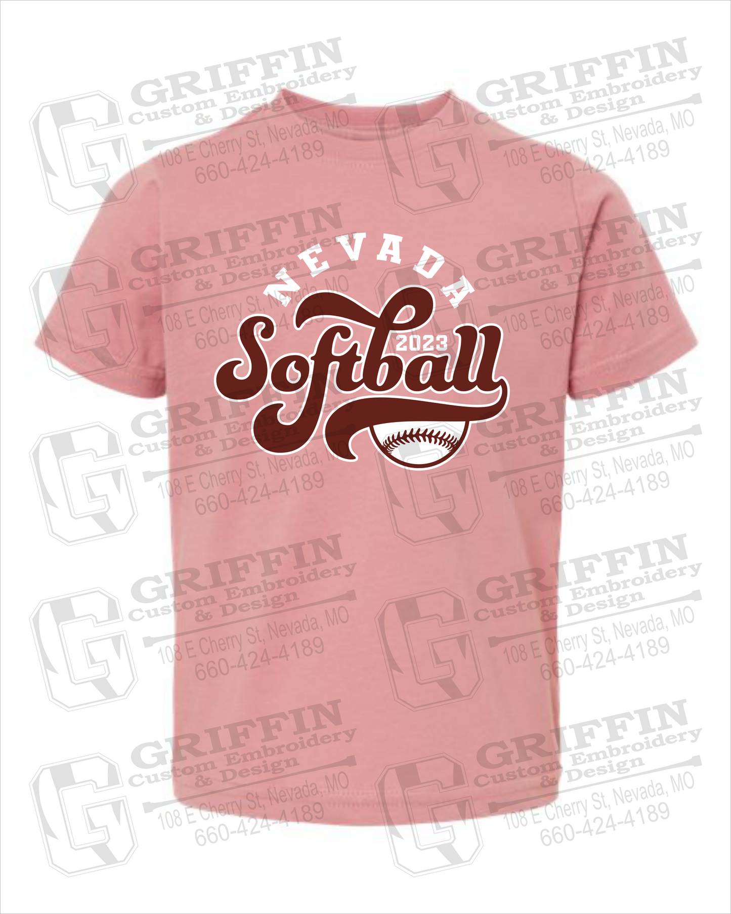 Nevada Tigers 24-D Toddler/Infant T-Shirt - Softball