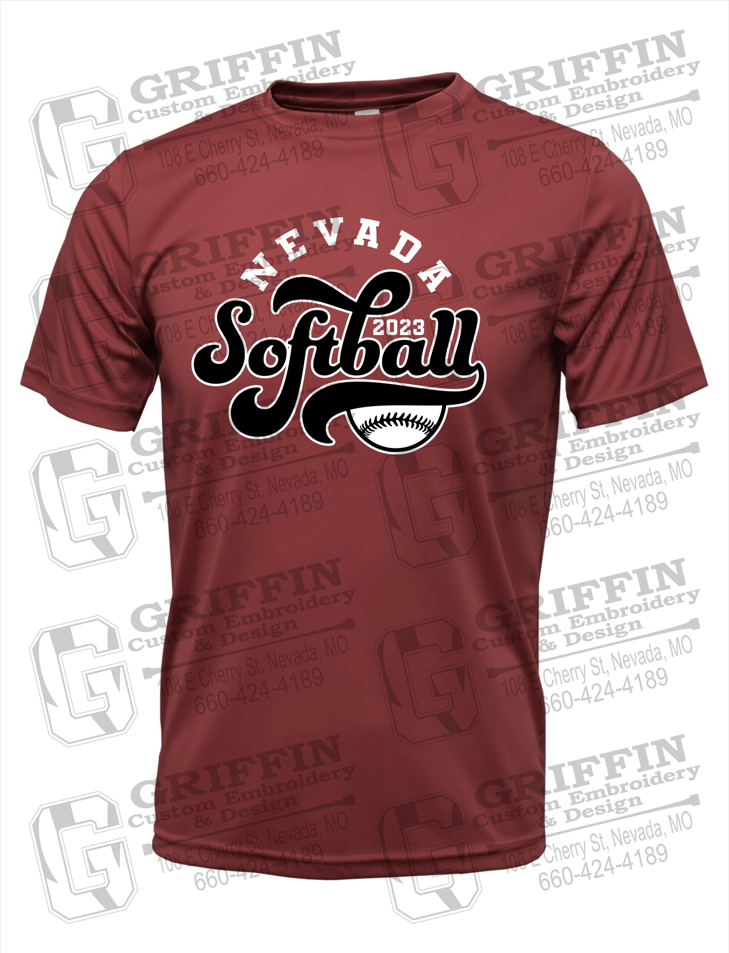 Nevada Tigers 24-D Dry-Fit T-Shirt - Softball