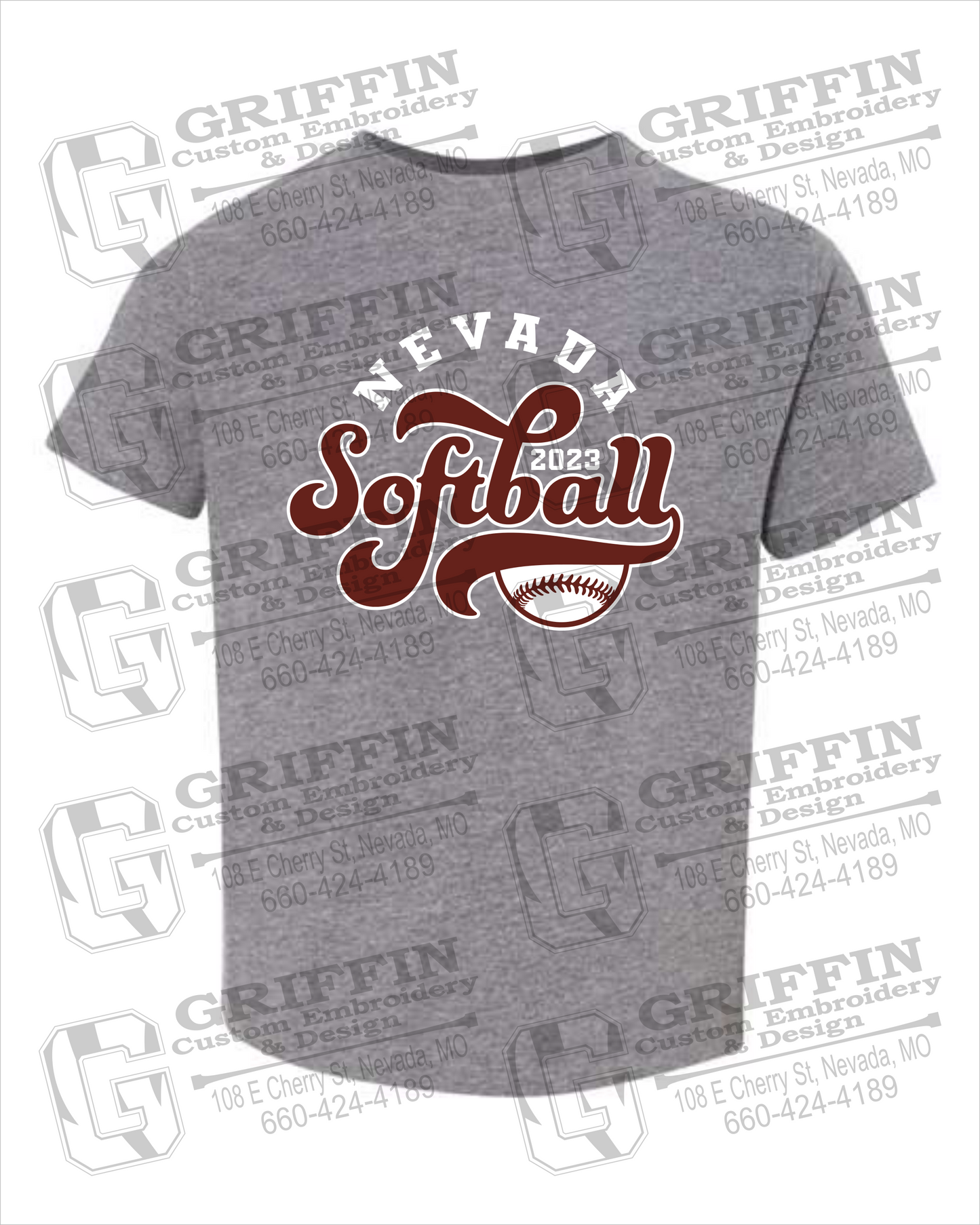 Nevada Tigers 24-D Toddler/Infant T-Shirt - Softball
