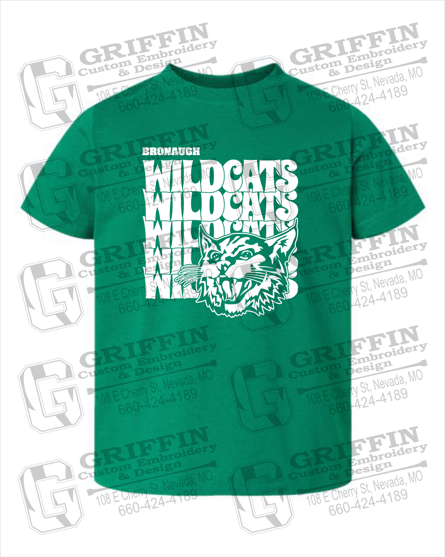 Bronaugh Wildcats 24-D Toddler/Infant T-Shirt
