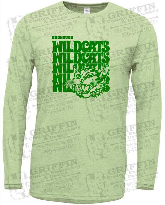 Bronaugh Wildcats 24-D Long Sleeve T-Shirt