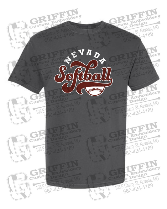 Comfort Colors Short Sleeve T-Shirt - Softball - Nevada Tigers 24-D
