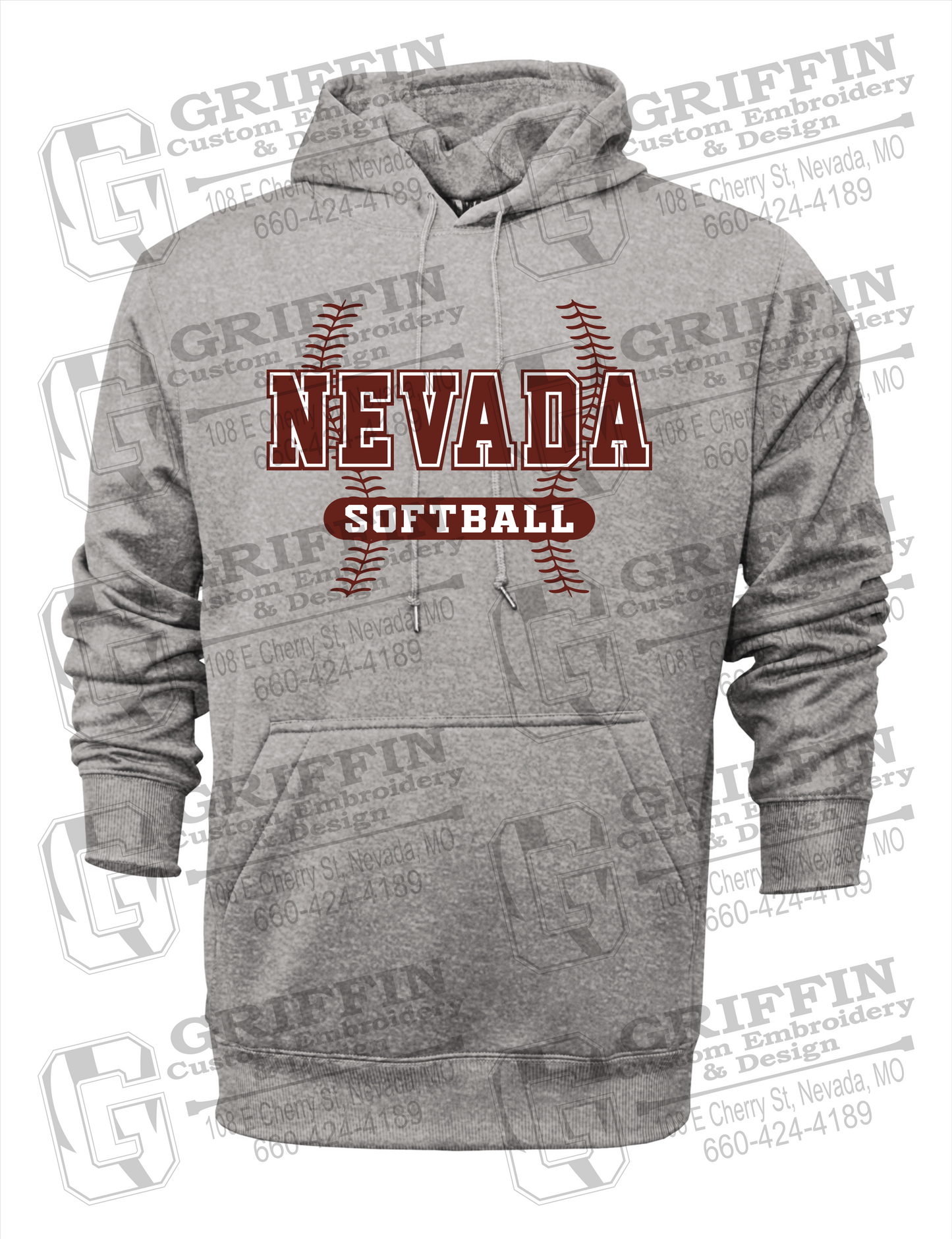 Performance Fleece Hoodie - Softball - Nevada Tigers 24-E