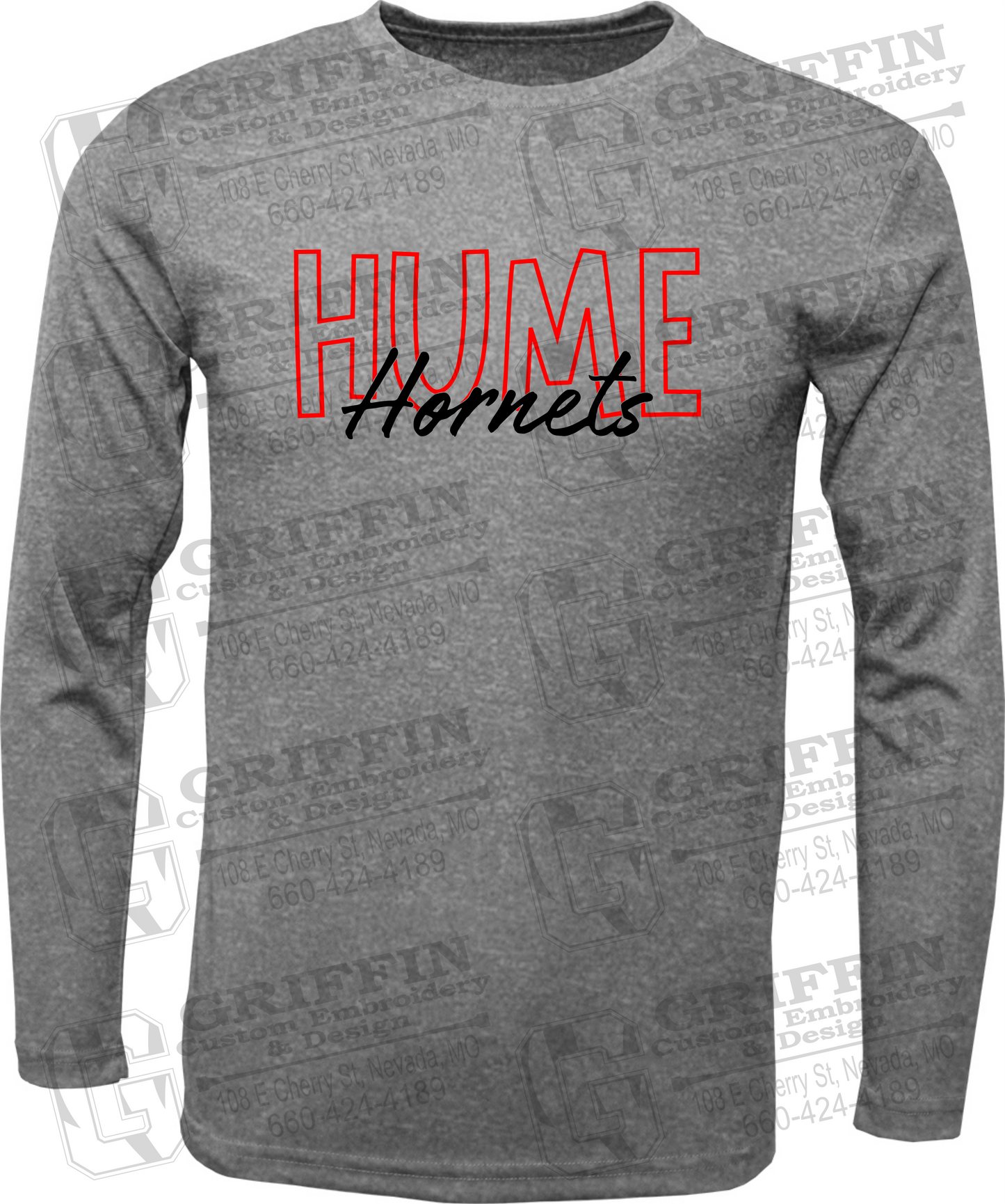 Dry-Fit Long Sleeve T-Shirt - Hume Hornets 24-E