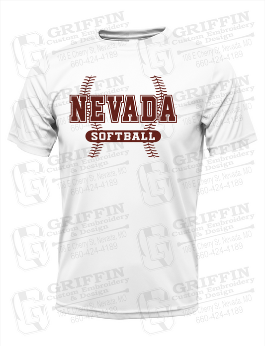 Dry-Fit Short Sleeve T-Shirt - Softball - Nevada Tigers 24-E