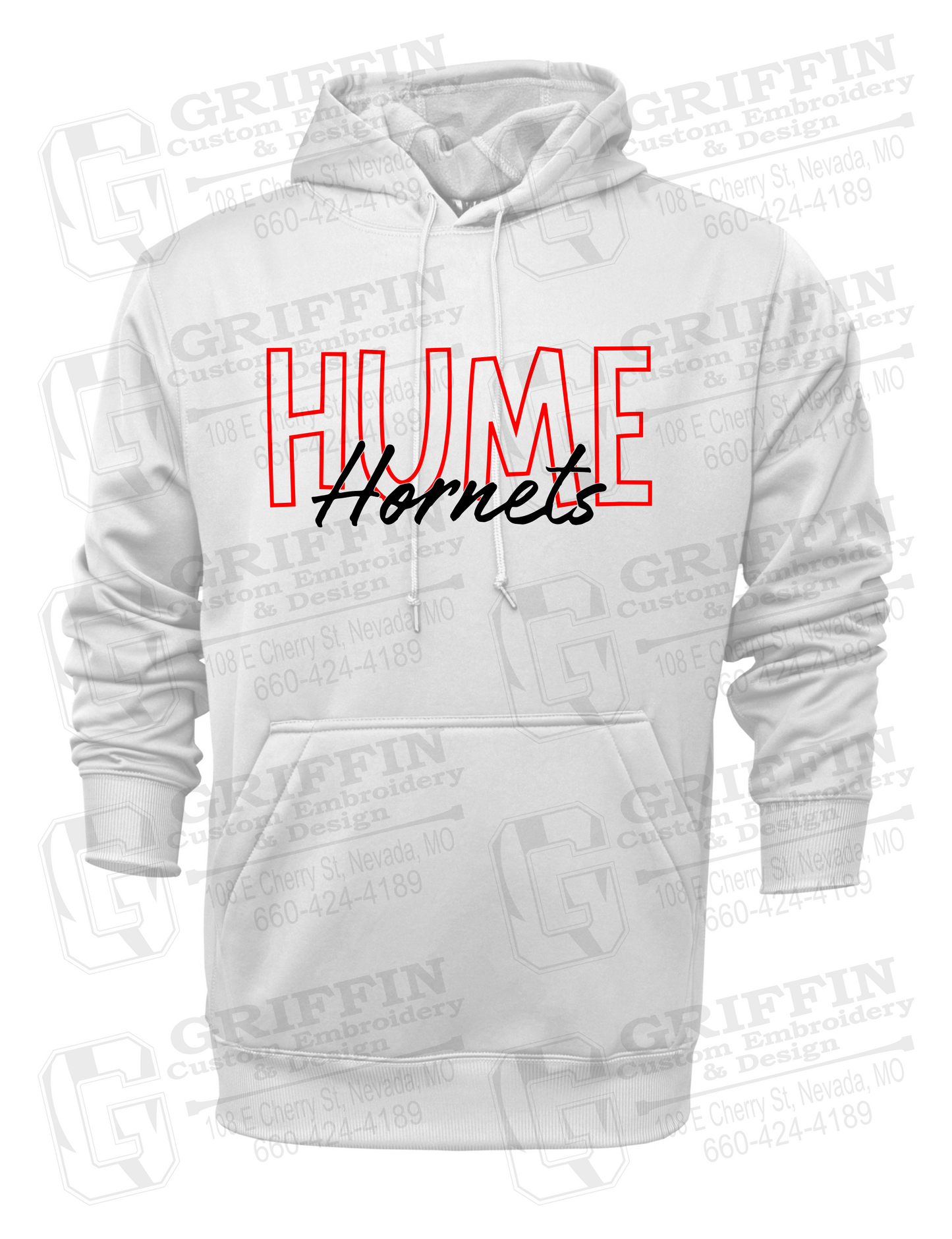 Performance Fleece Hoodie - Hume Hornets 24-E