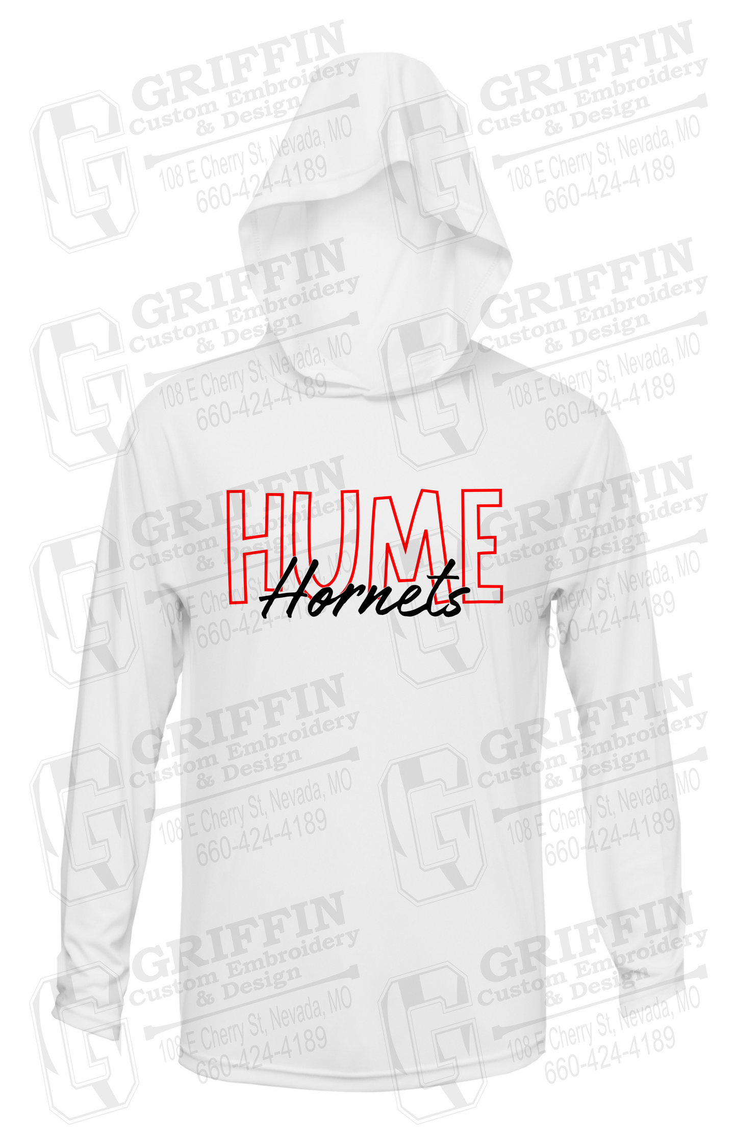 Dry-Fit T-Shirt Hoodie - Hume Hornets 24-E