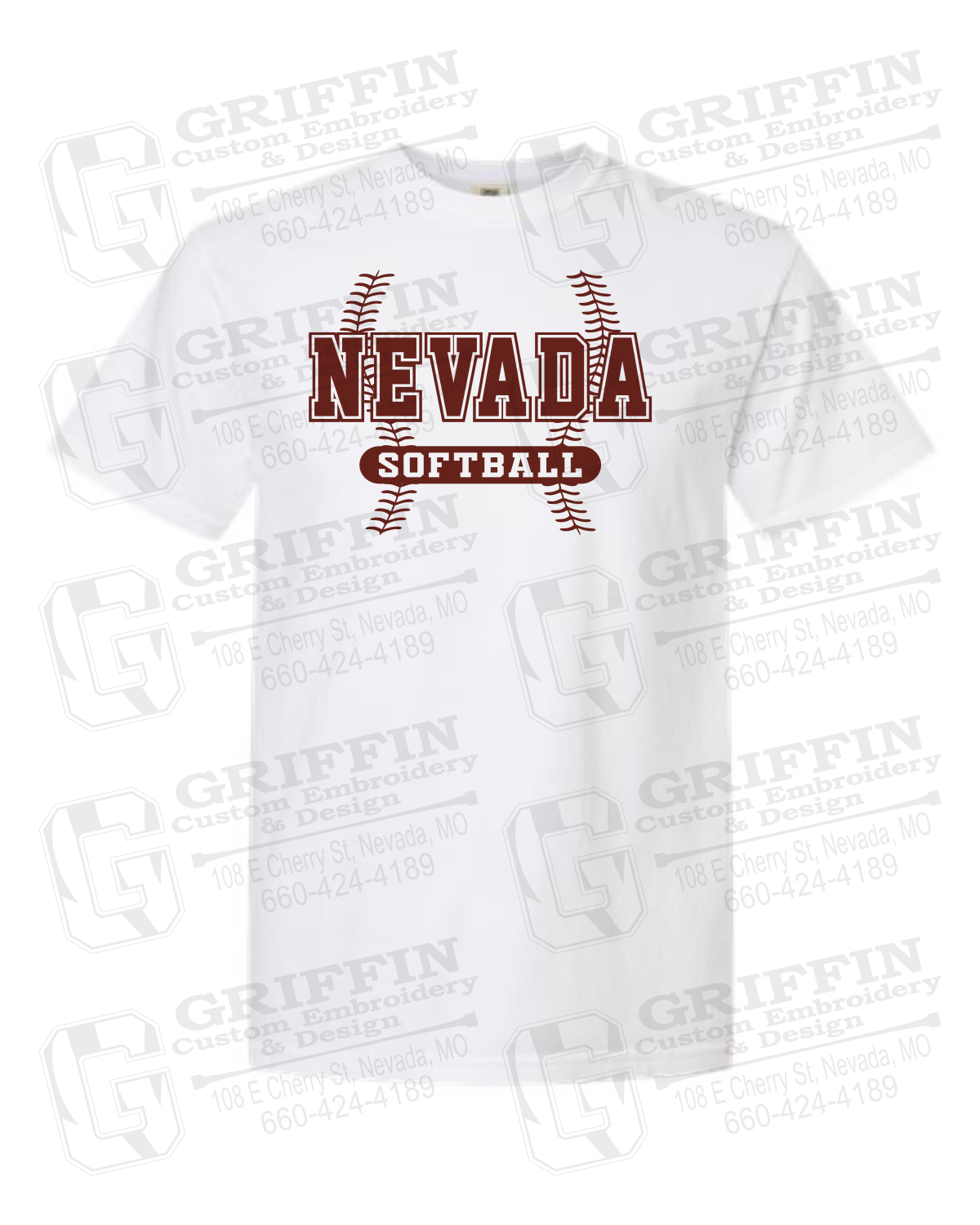 Comfort Colors Short Sleeve T-Shirt - Softball - Nevada Tigers 24-E