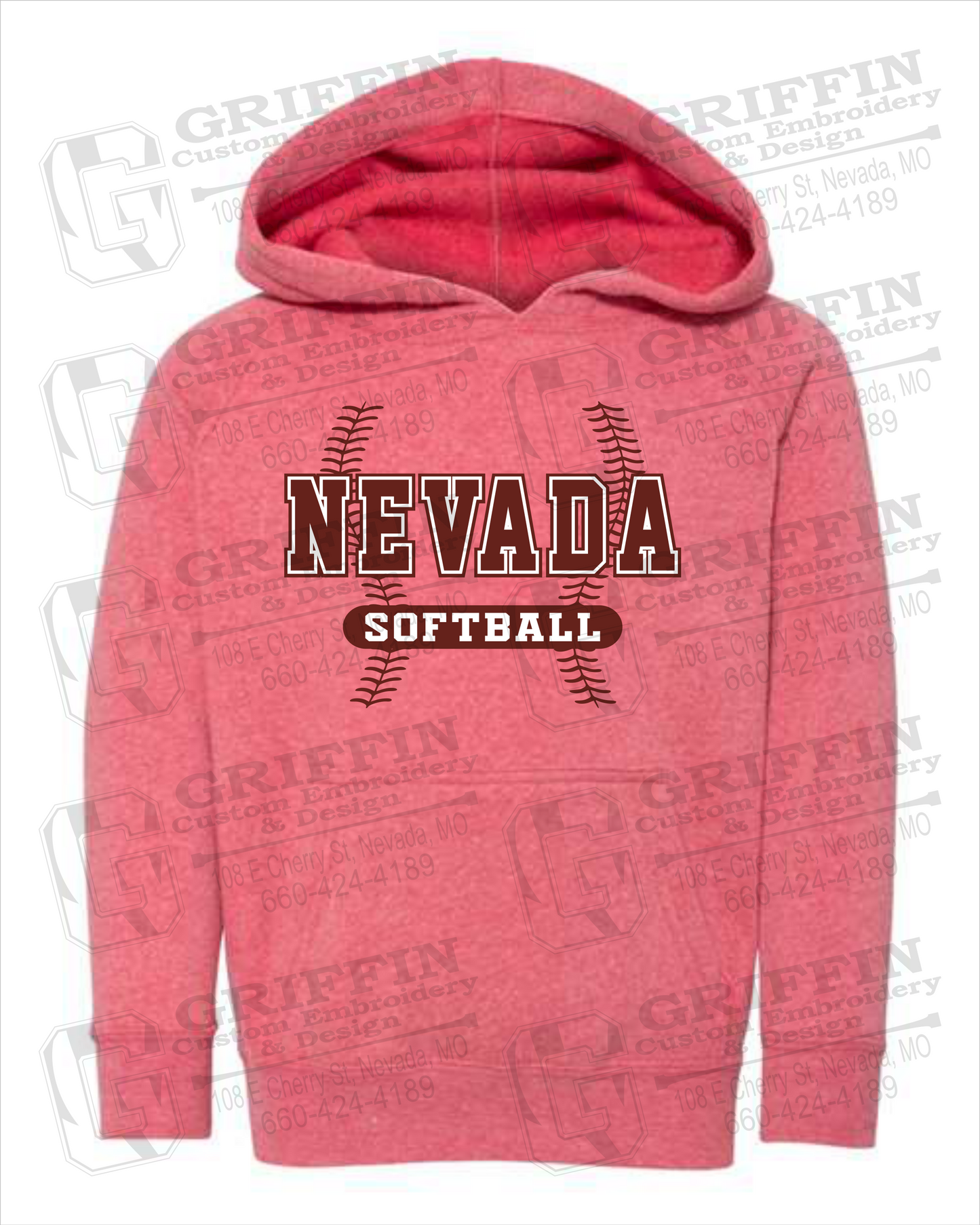 Nevada Tigers 24-E Toddler Hoodie - Softball
