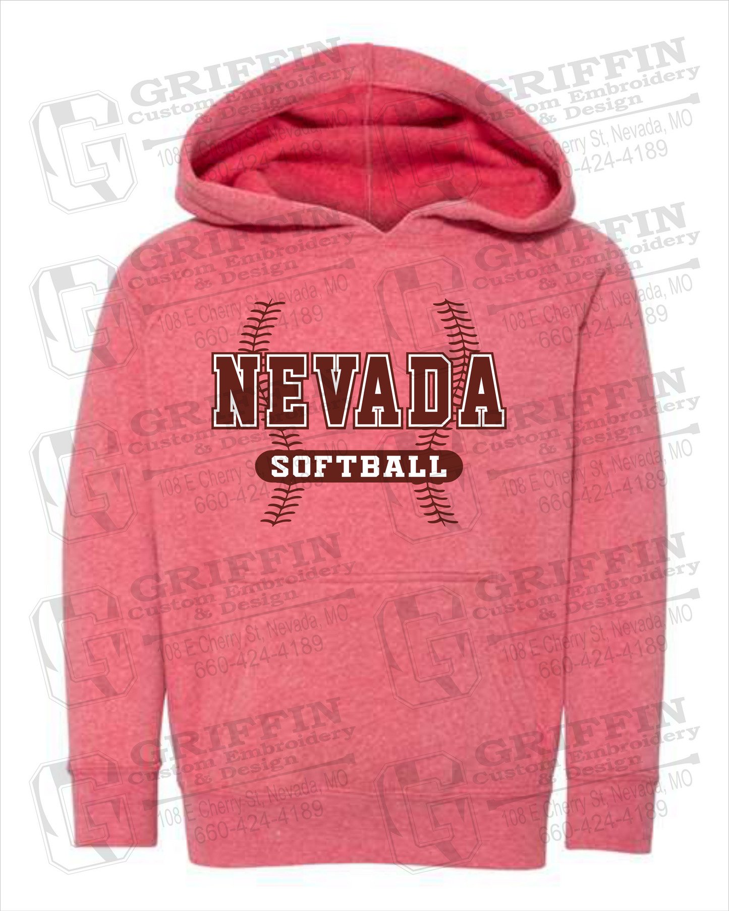 Toddler Hoodie - Softball - Nevada Tigers 24-E