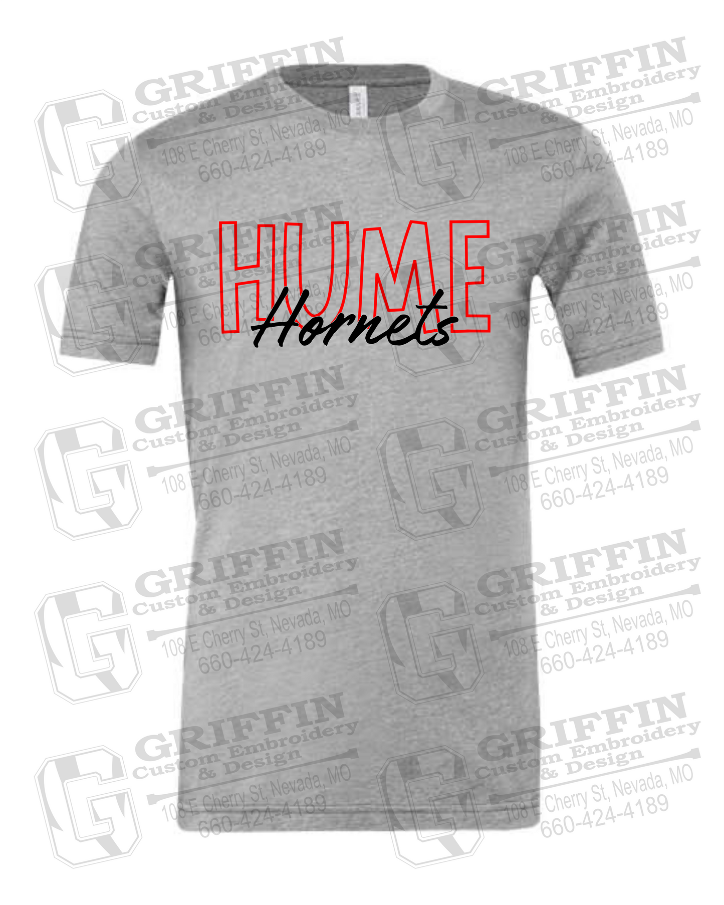 Cotton Short Sleeve T-Shirt - Hume Hornets 24-E