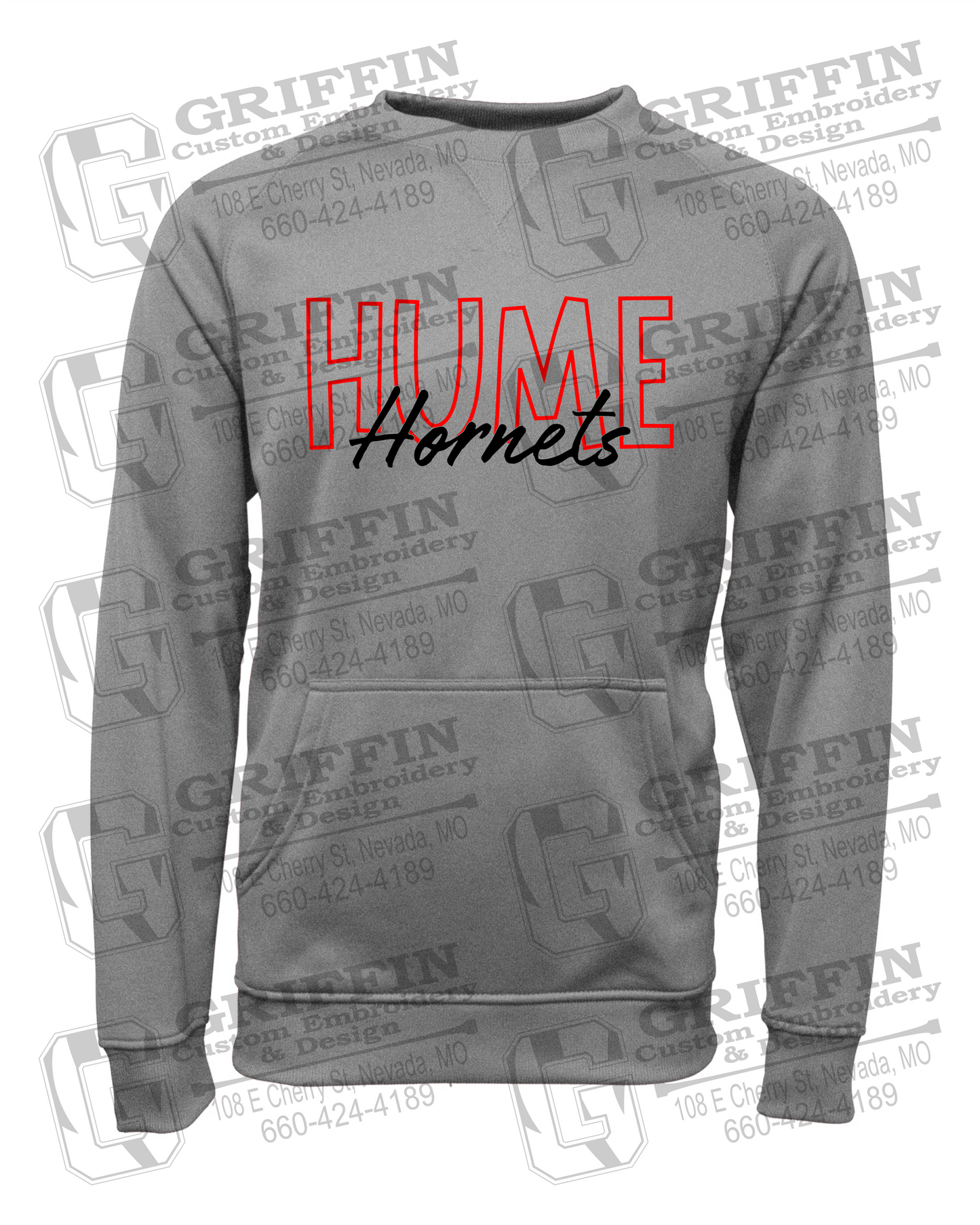 Performance Fleece Sweatshirt - Hume Hornets 24-E