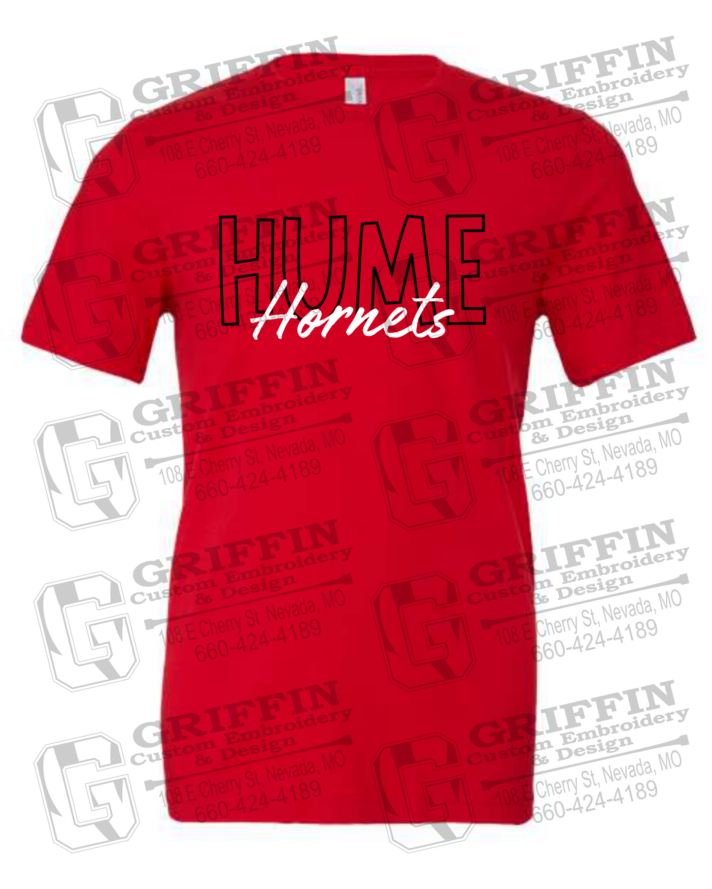 Cotton Short Sleeve T-Shirt - Hume Hornets 24-E