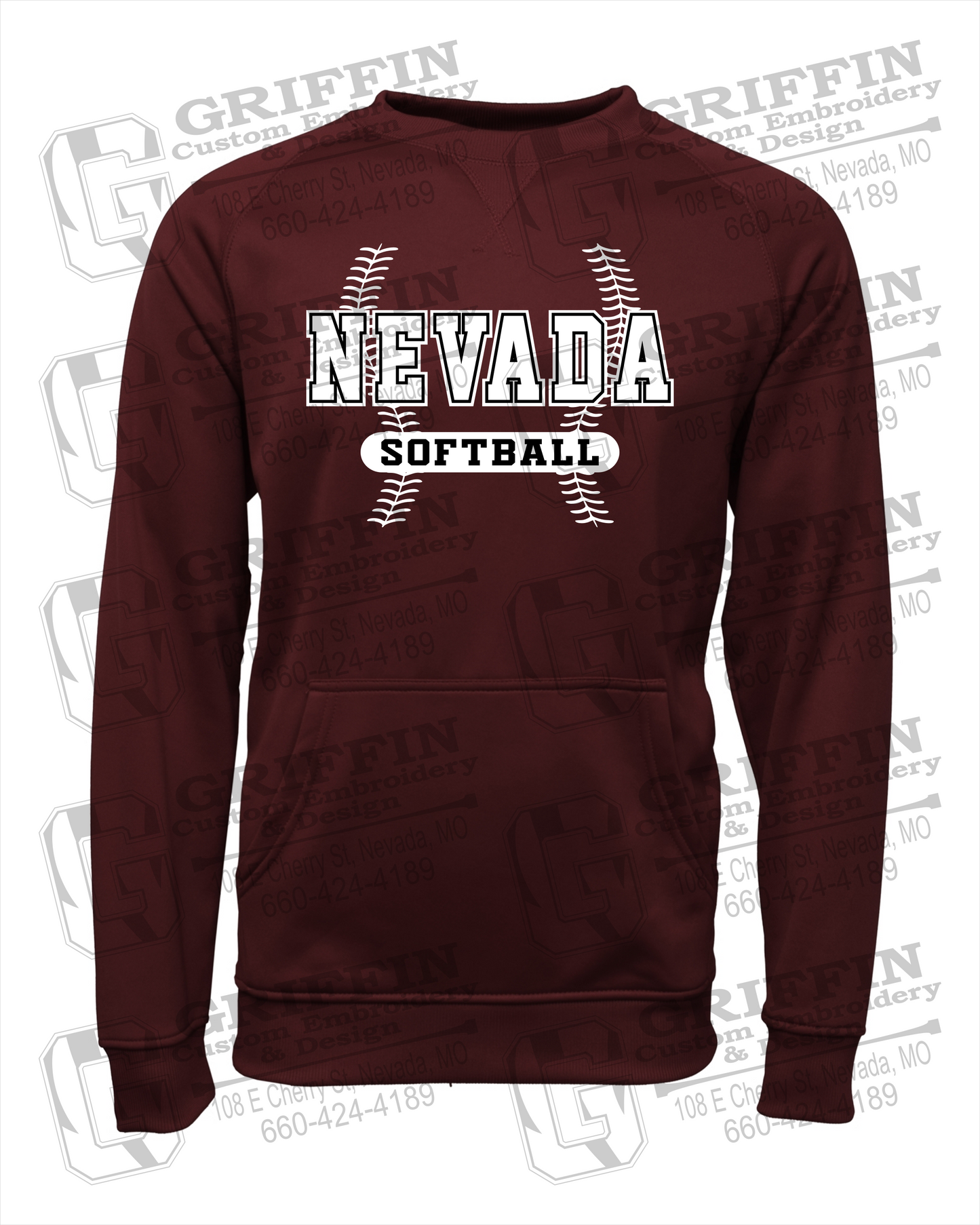 Nevada Tigers 24-E Youth Sweatshirt - Softball