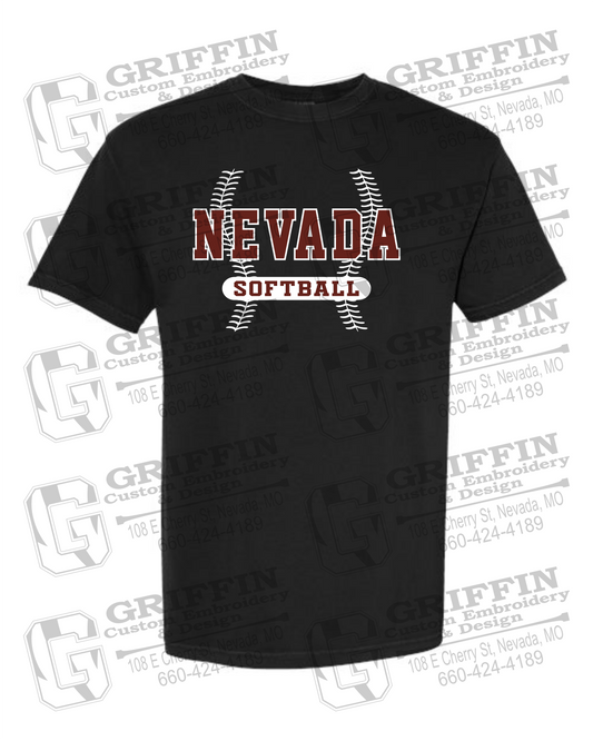 Comfort Colors Short Sleeve T-Shirt - Softball - Nevada Tigers 24-E