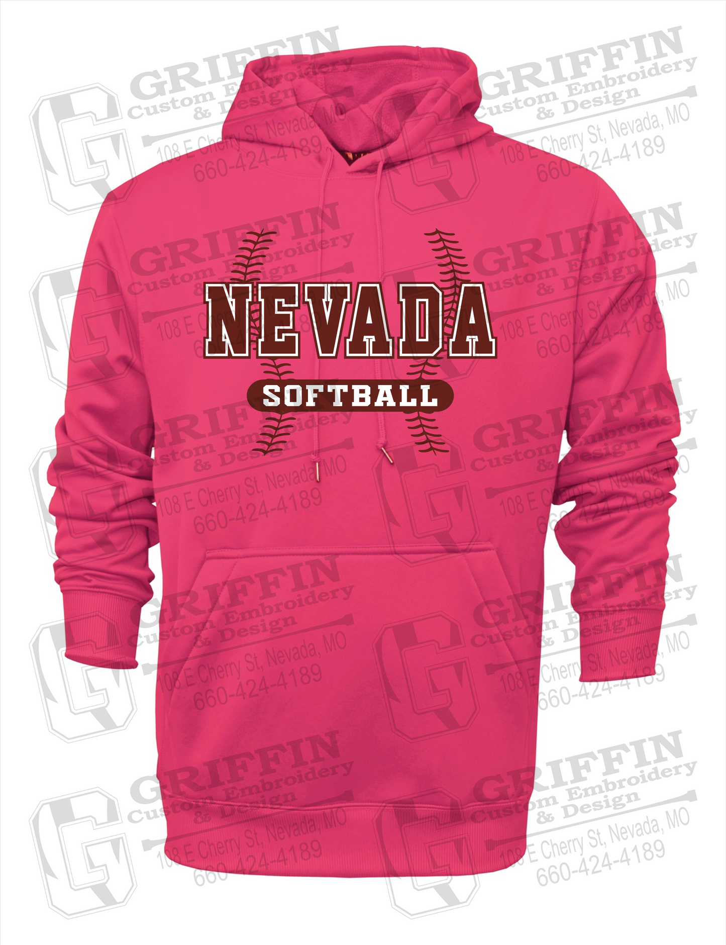 Performance Fleece Hoodie - Softball - Nevada Tigers 24-E