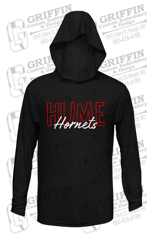 Dry-Fit T-Shirt Hoodie - Hume Hornets 24-E