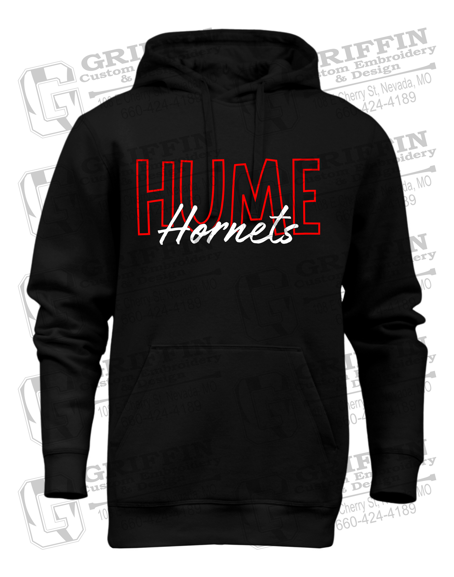 Heavyweight Fleece Hoodie - Hume Hornets 24-E