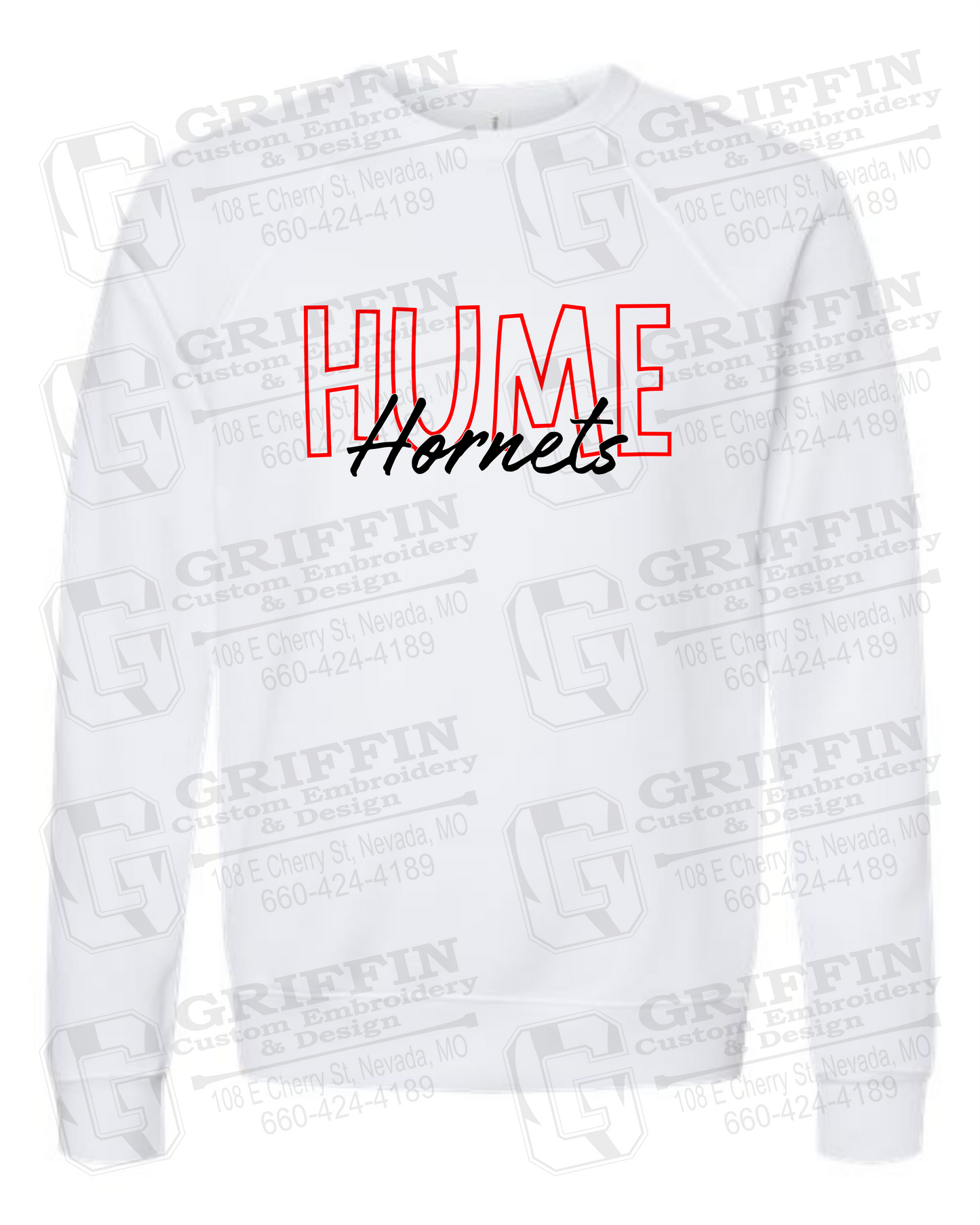 Sponge Fleece Sweatshirt - Hume Hornets 24-E