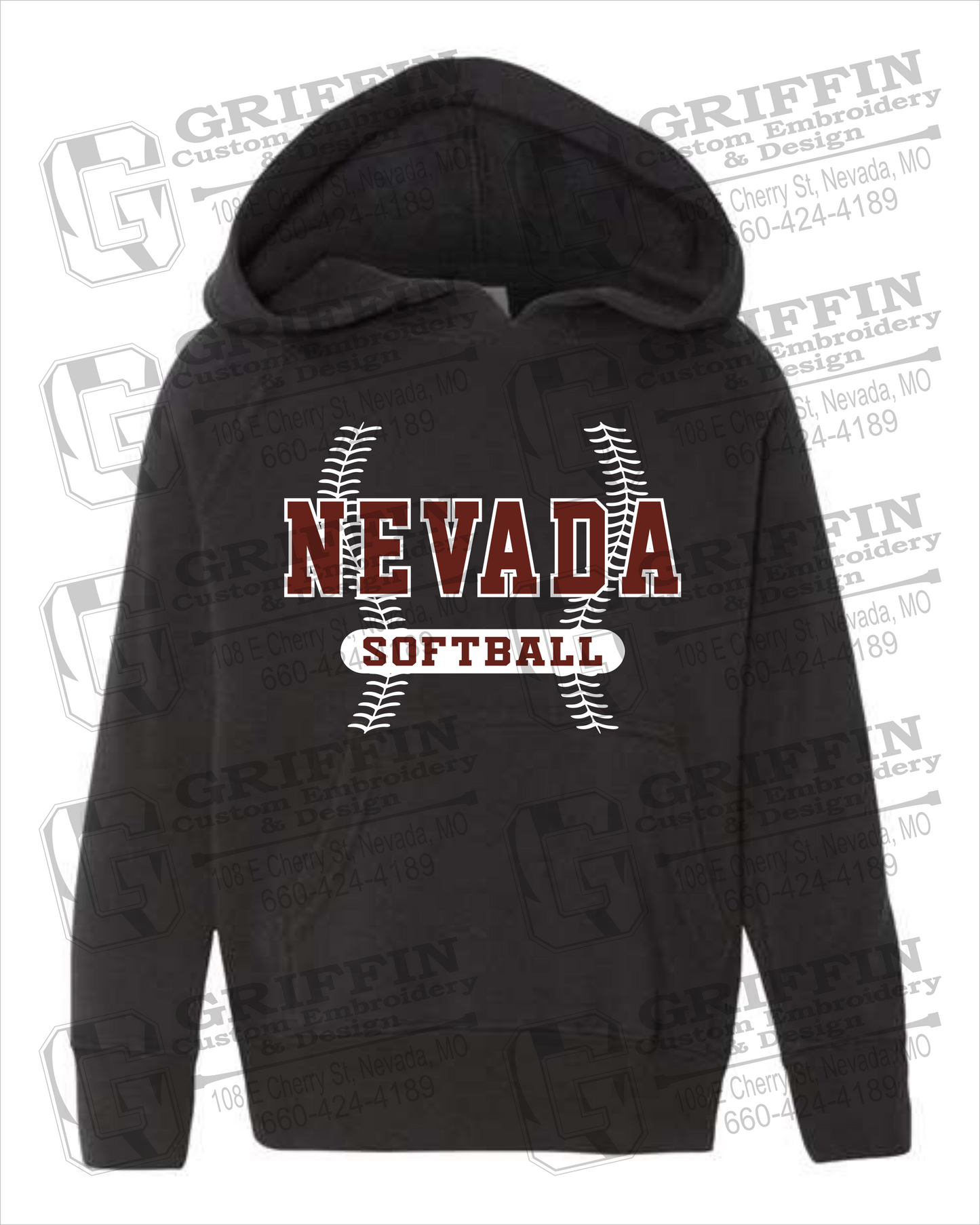 Toddler Hoodie - Softball - Nevada Tigers 24-E