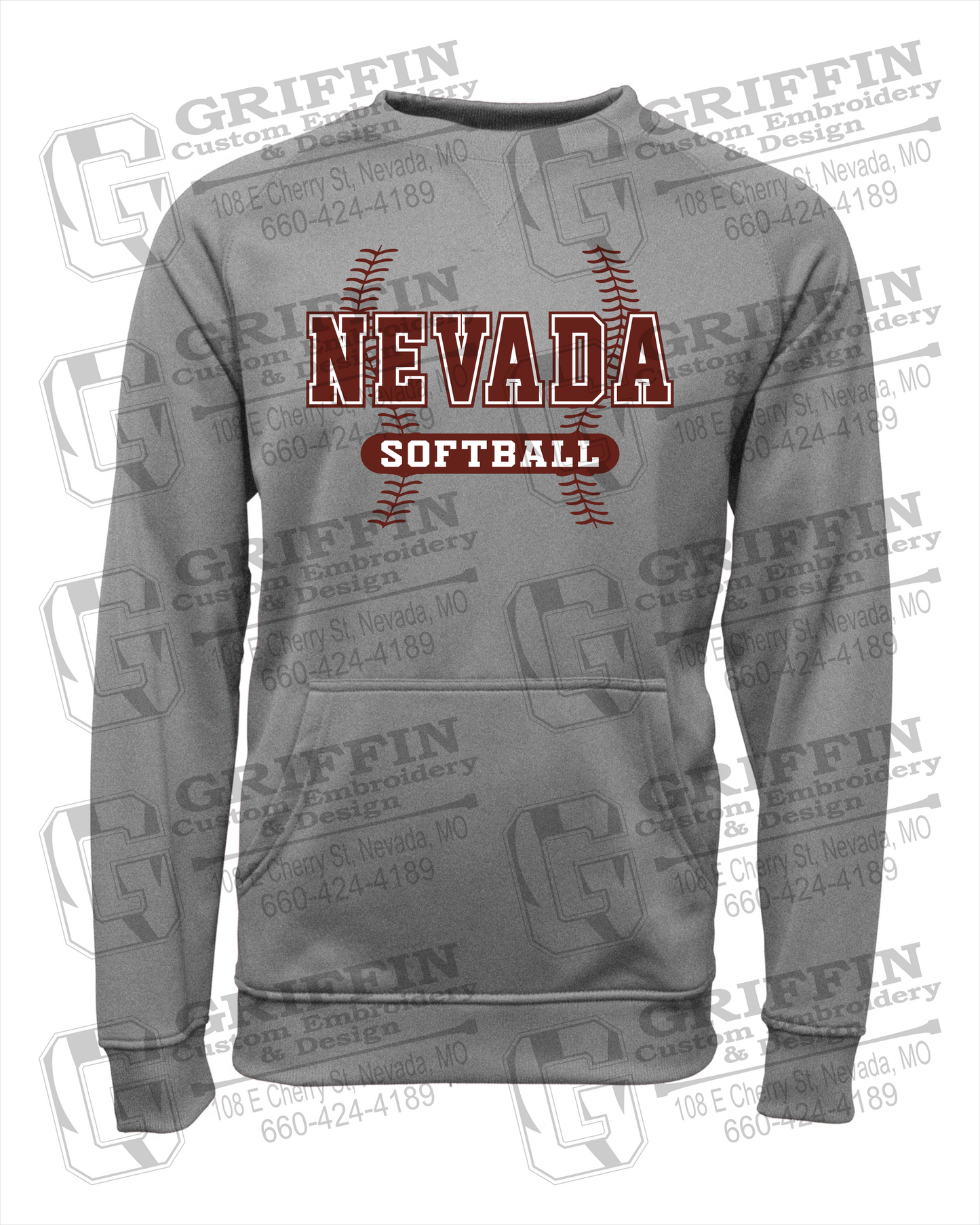 Nevada Tigers 24-E Sweatshirt - Softball