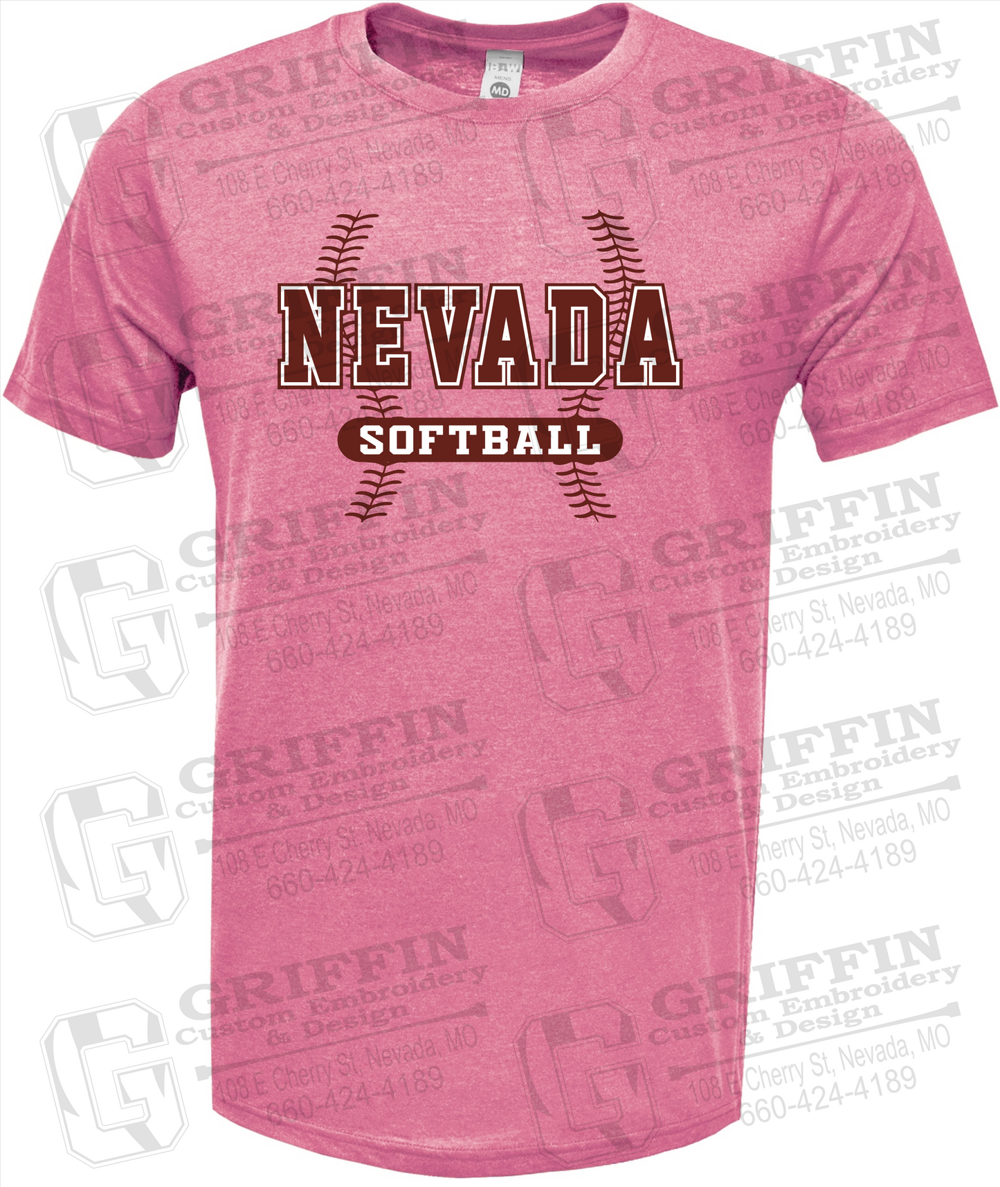 Nevada Tigers 24-E Short Sleeve T-Shirt - Softball