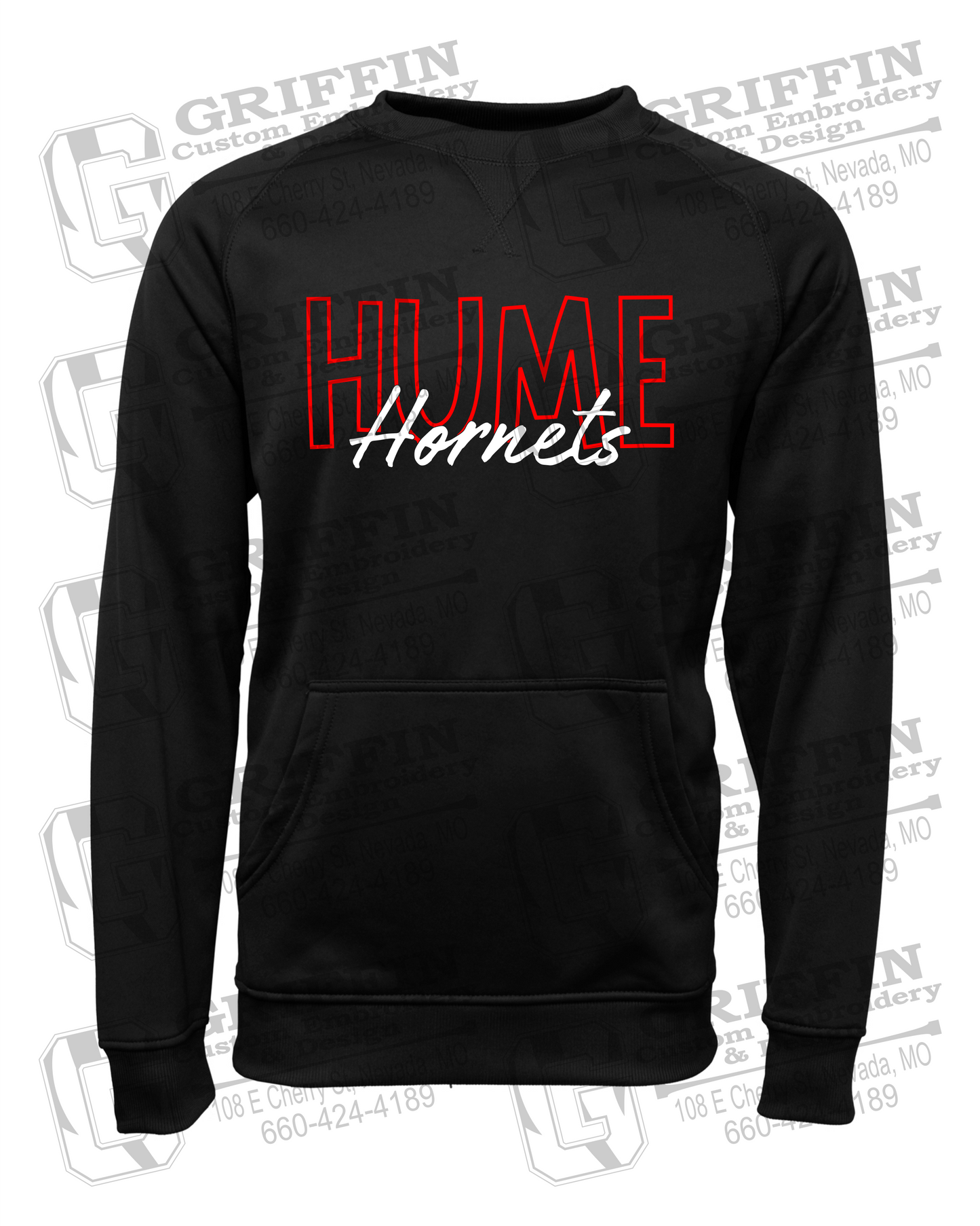 Performance Fleece Sweatshirt - Hume Hornets 24-E