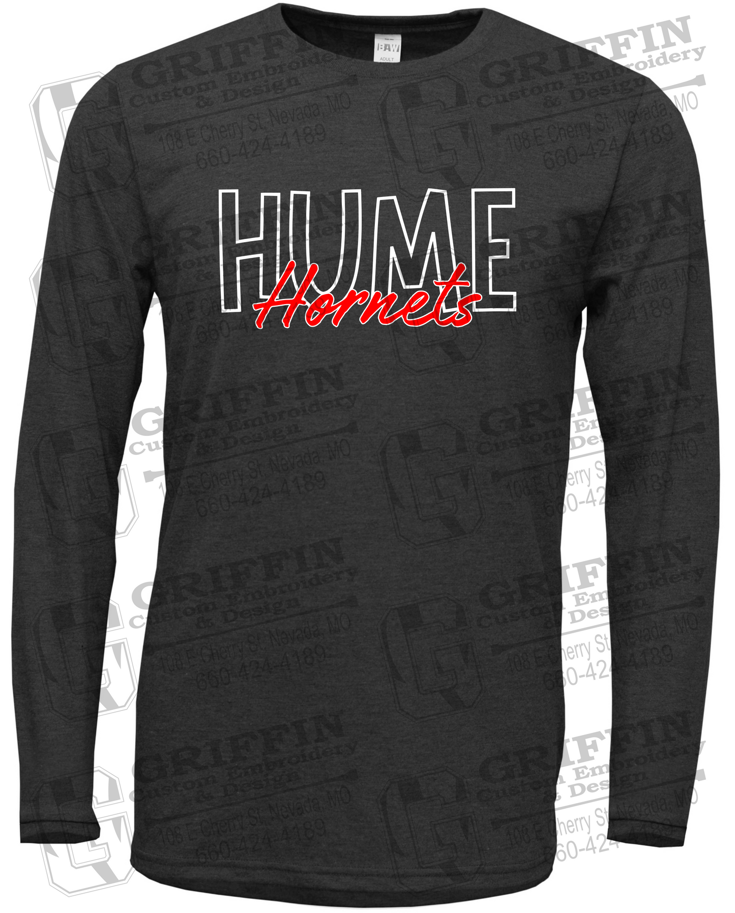 Soft-Tek Long Sleeve T-Shirt - Hume Hornets 24-E